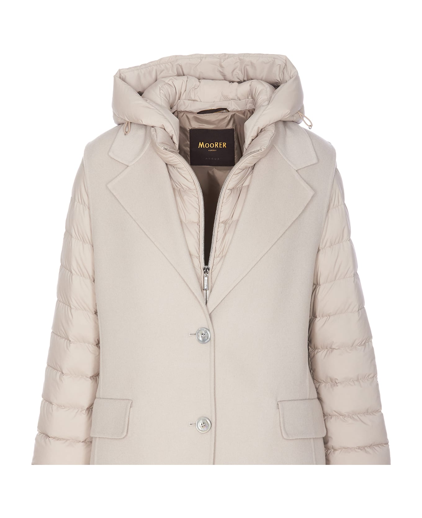 Moorer Jaya Down Jacket - White