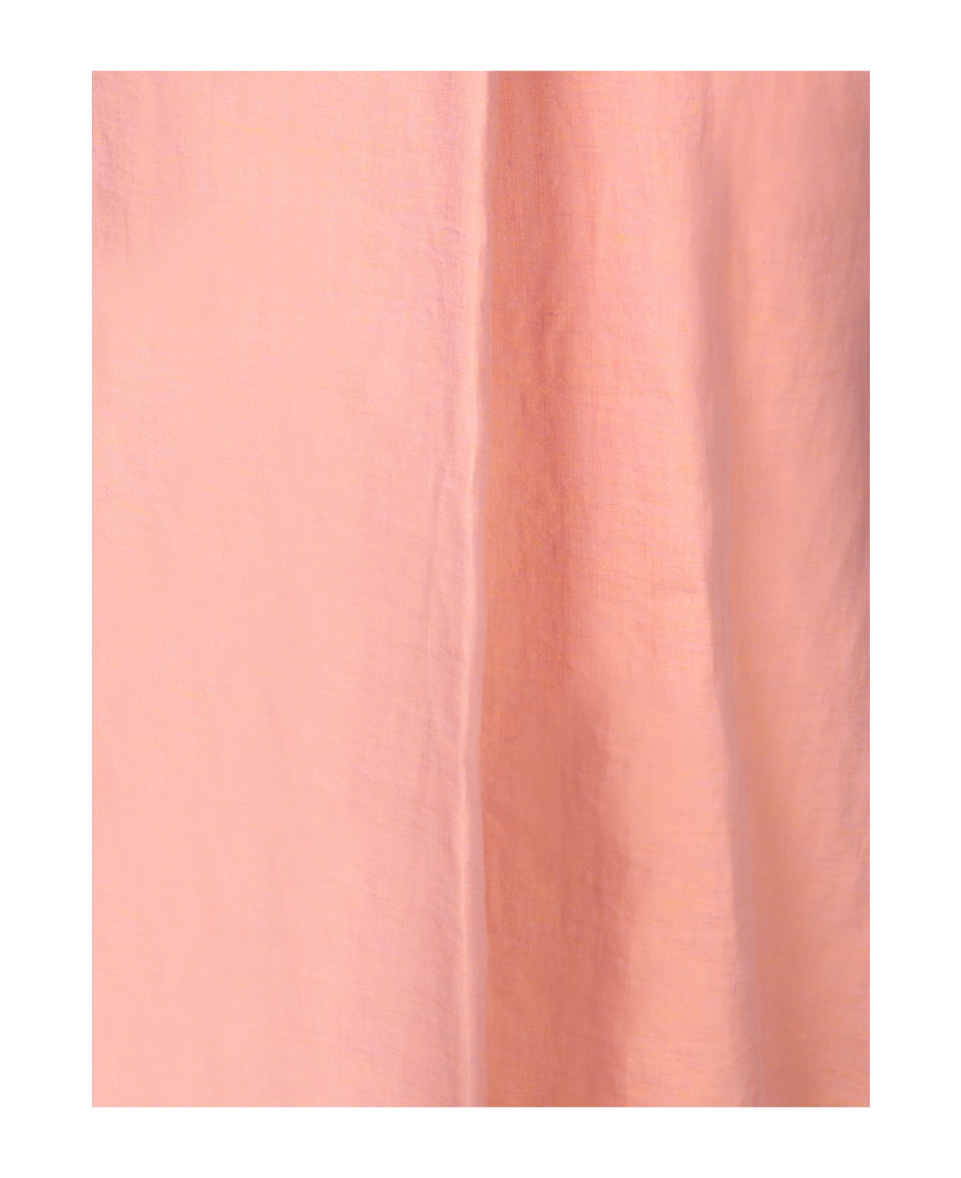 Forte_Forte Long Pink Linen Dress - Pink