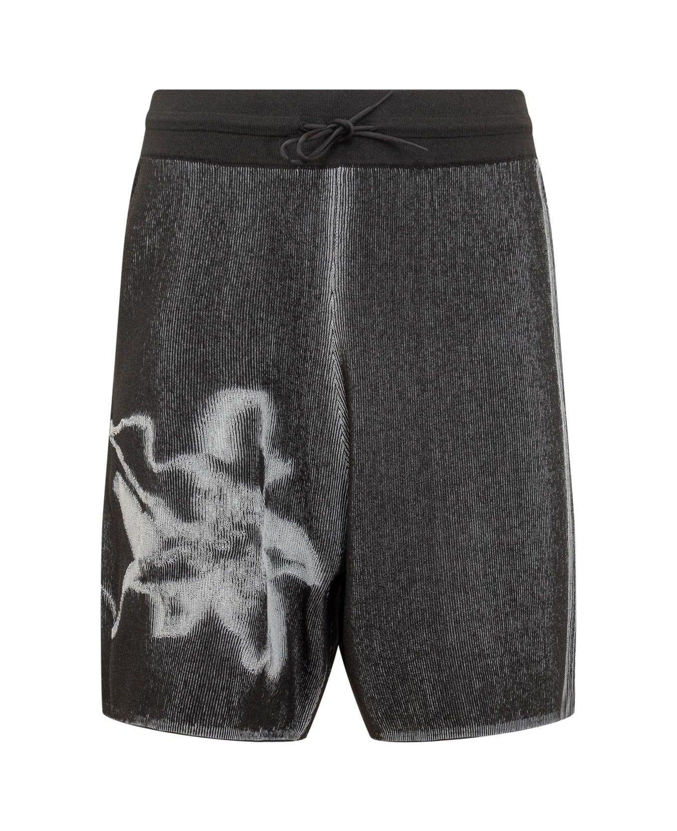 Y-3 Gfx Relaxed Fit Knit Shorts name:468