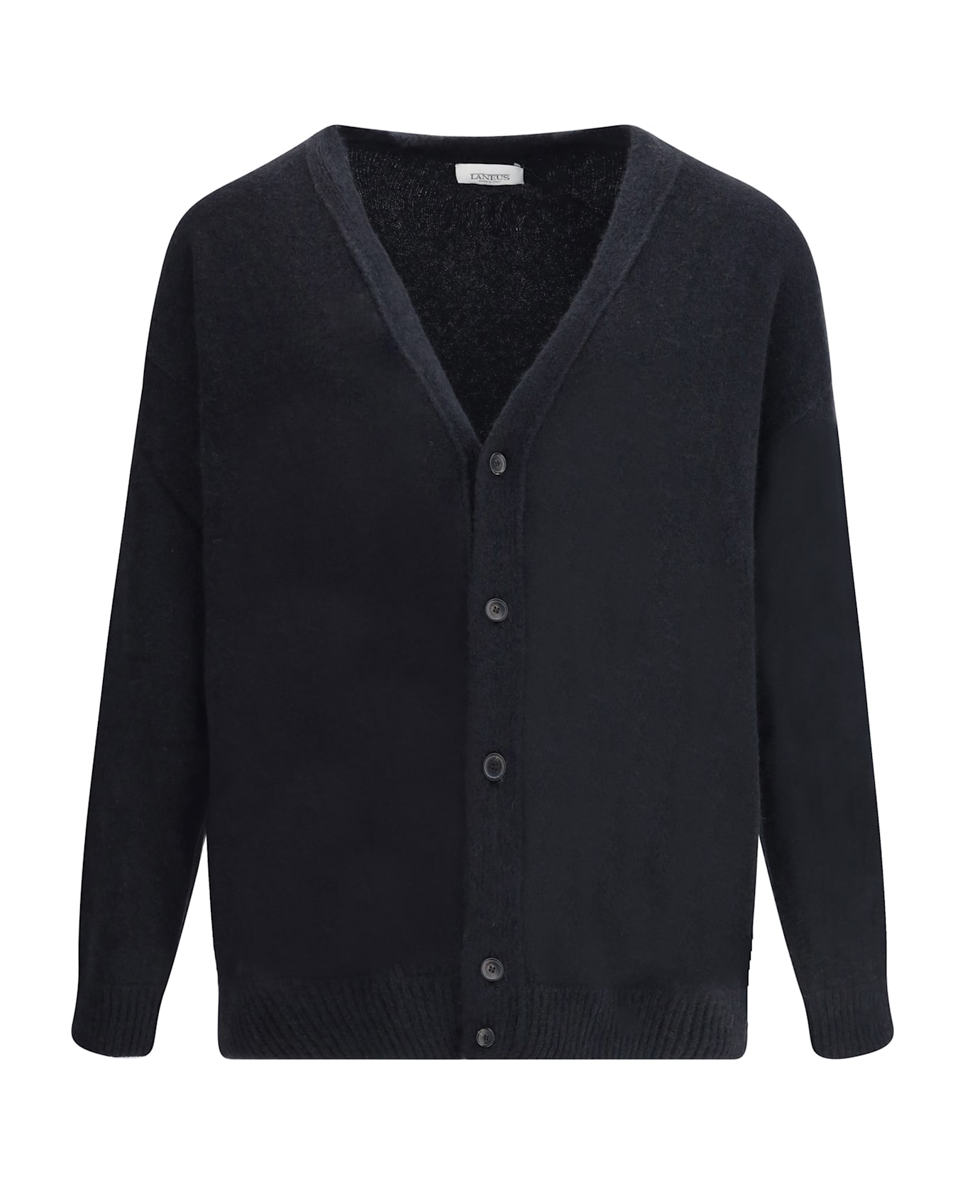 Laneus Cashmere Cardigan - Black