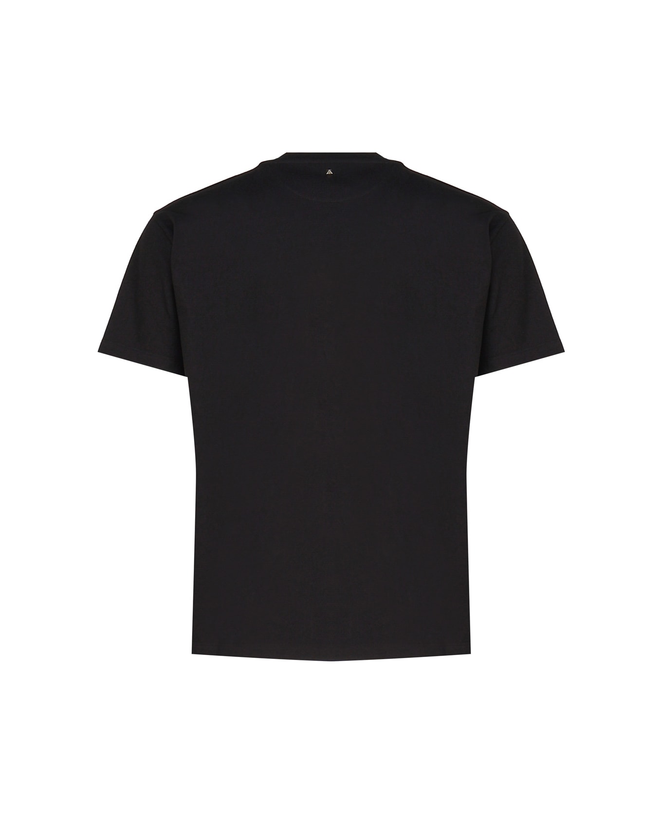 Valentino Garavani Valentino Cotton T-shirt With Stud - Black