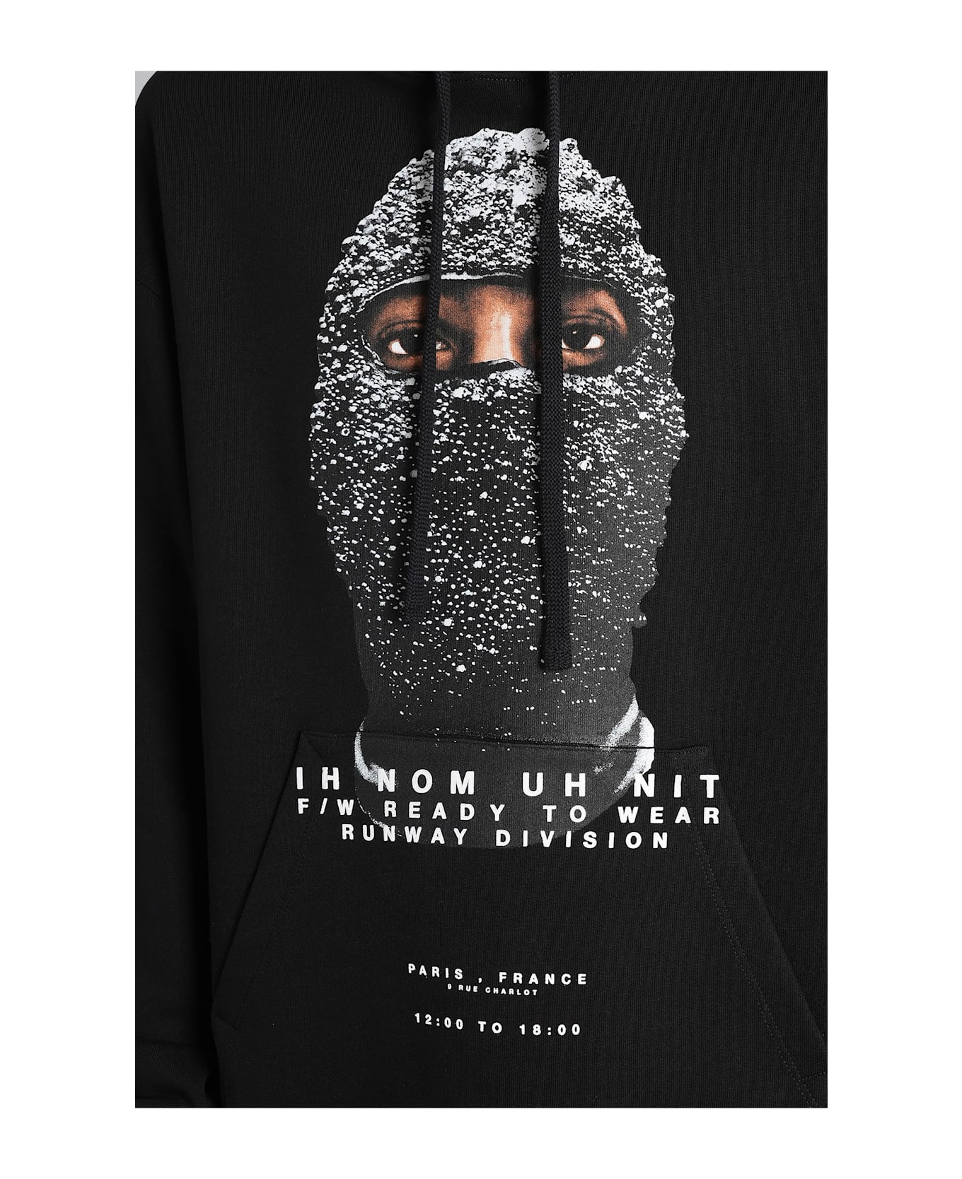 ih nom uh nit Sweatshirt In Black Cotton - BLACK