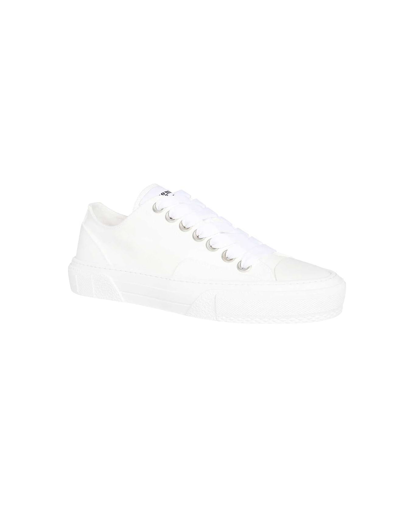 MSGM Canvas Sneakers - White
