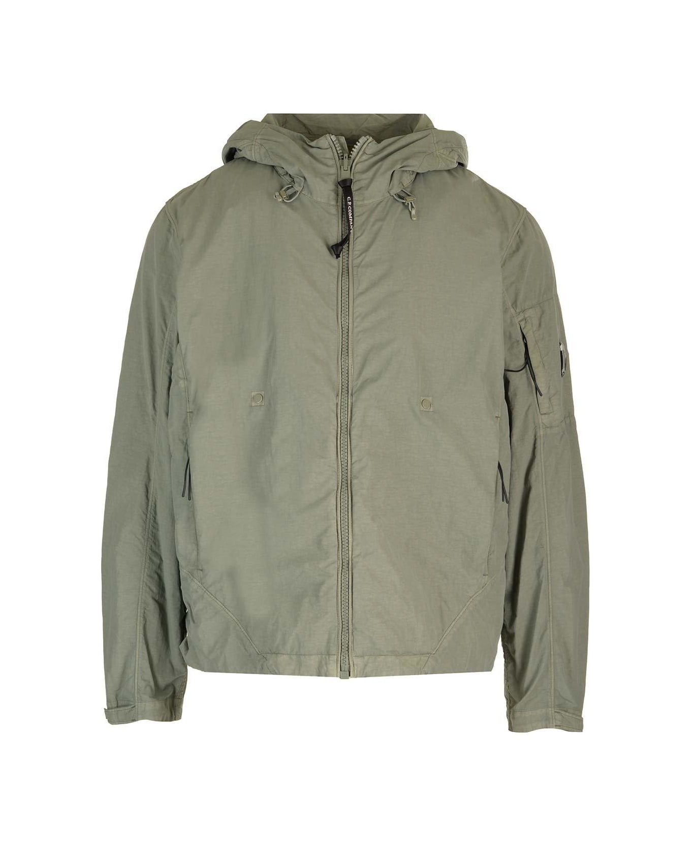 C.P. Company Reversible Hooded Jacket - Agave