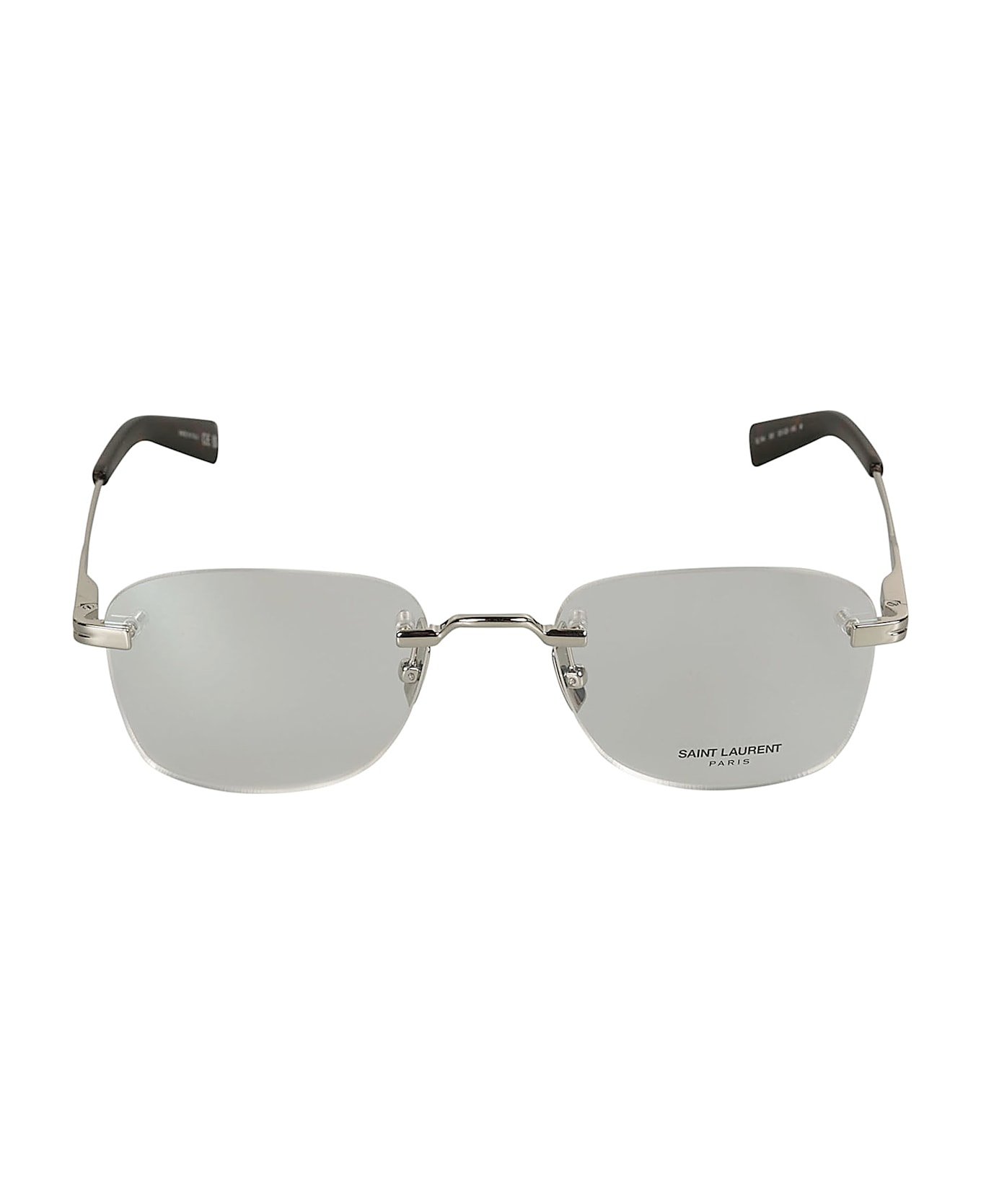 Saint Laurent Eyewear Sl744 Glasses - SILVER-SILVER-TRANSPARENT