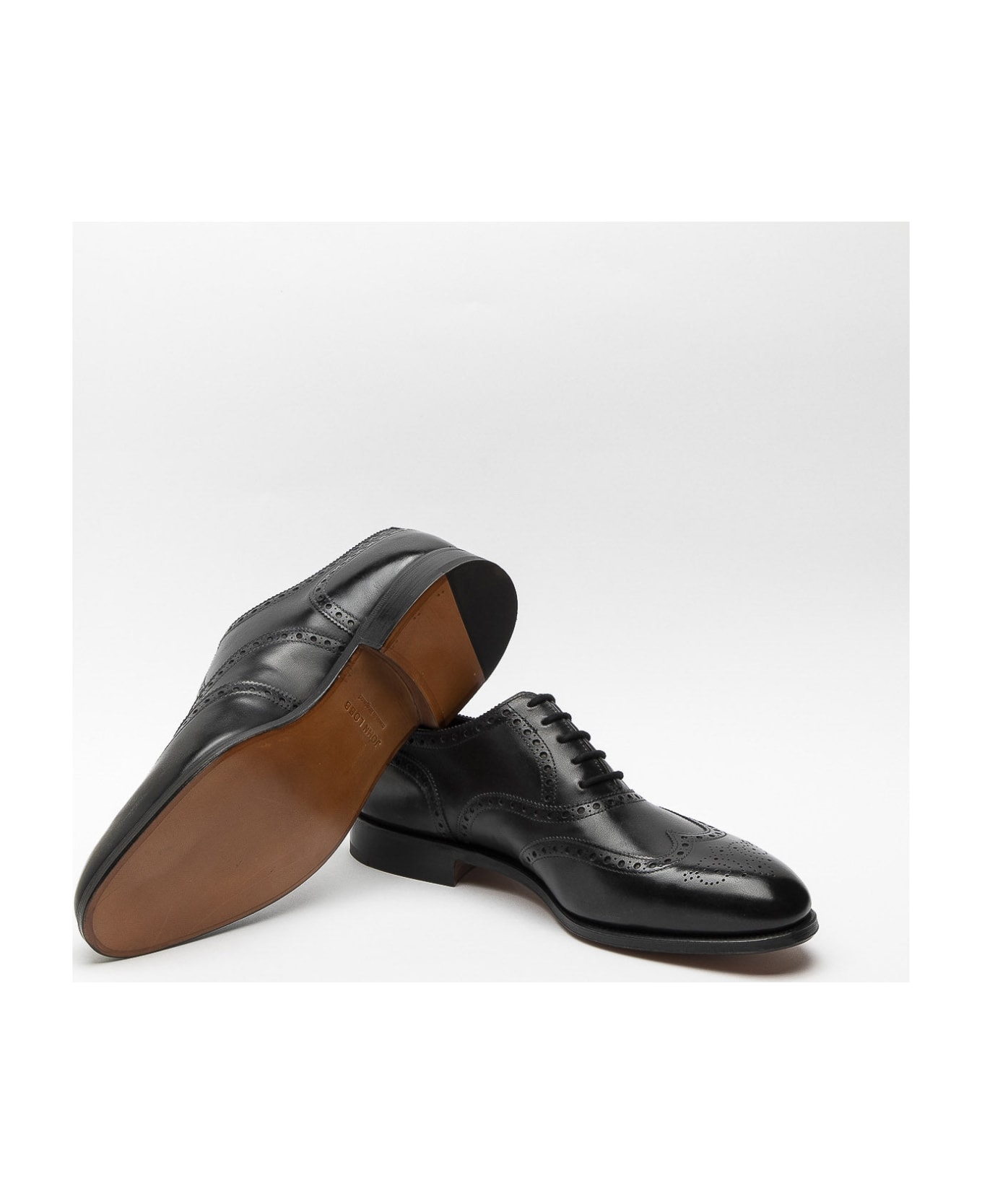 John Lobb Stowey Black Calf Oxford Shoe (fitting E)