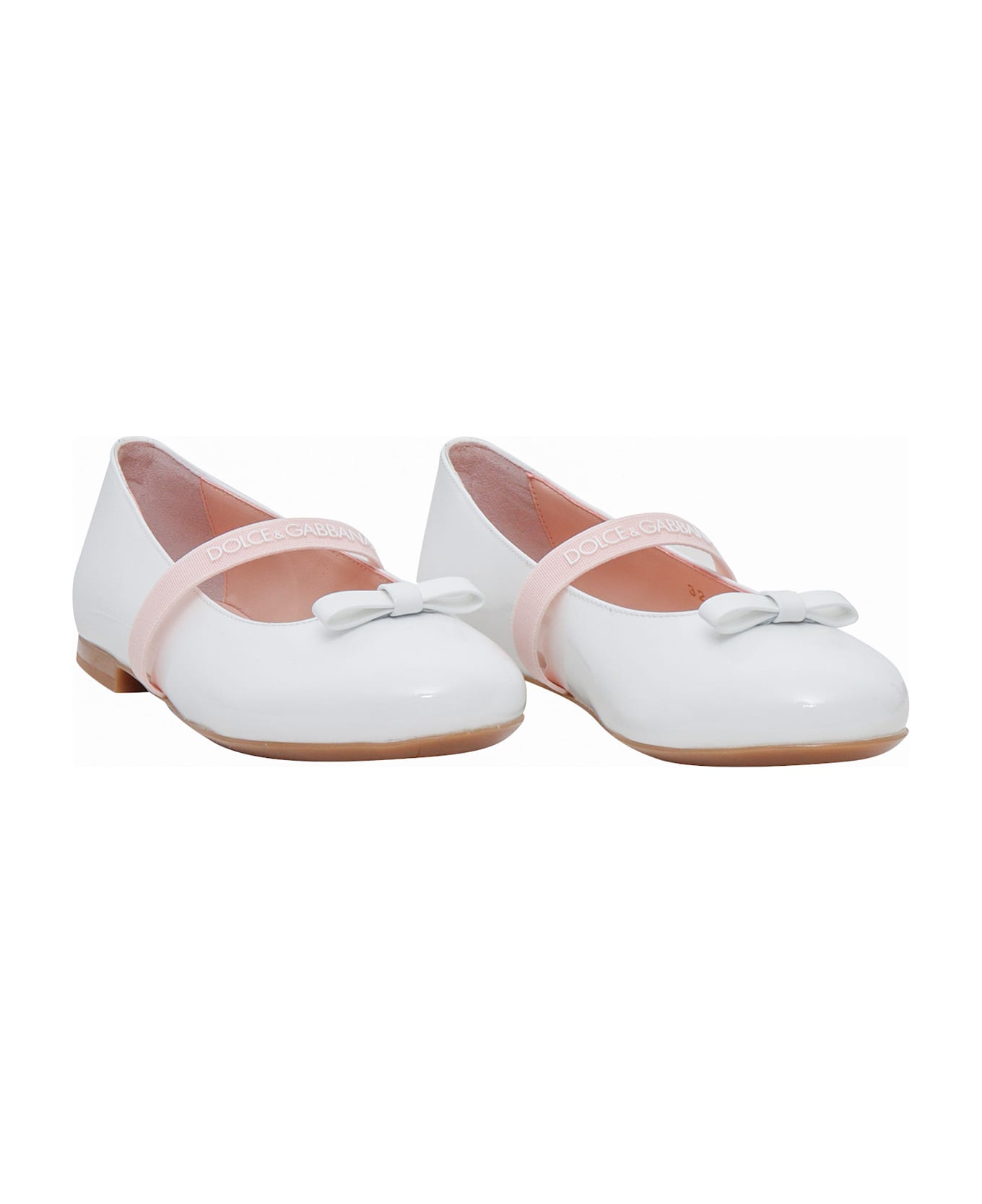 Dolce & Gabbana Ballerinas - WHITE