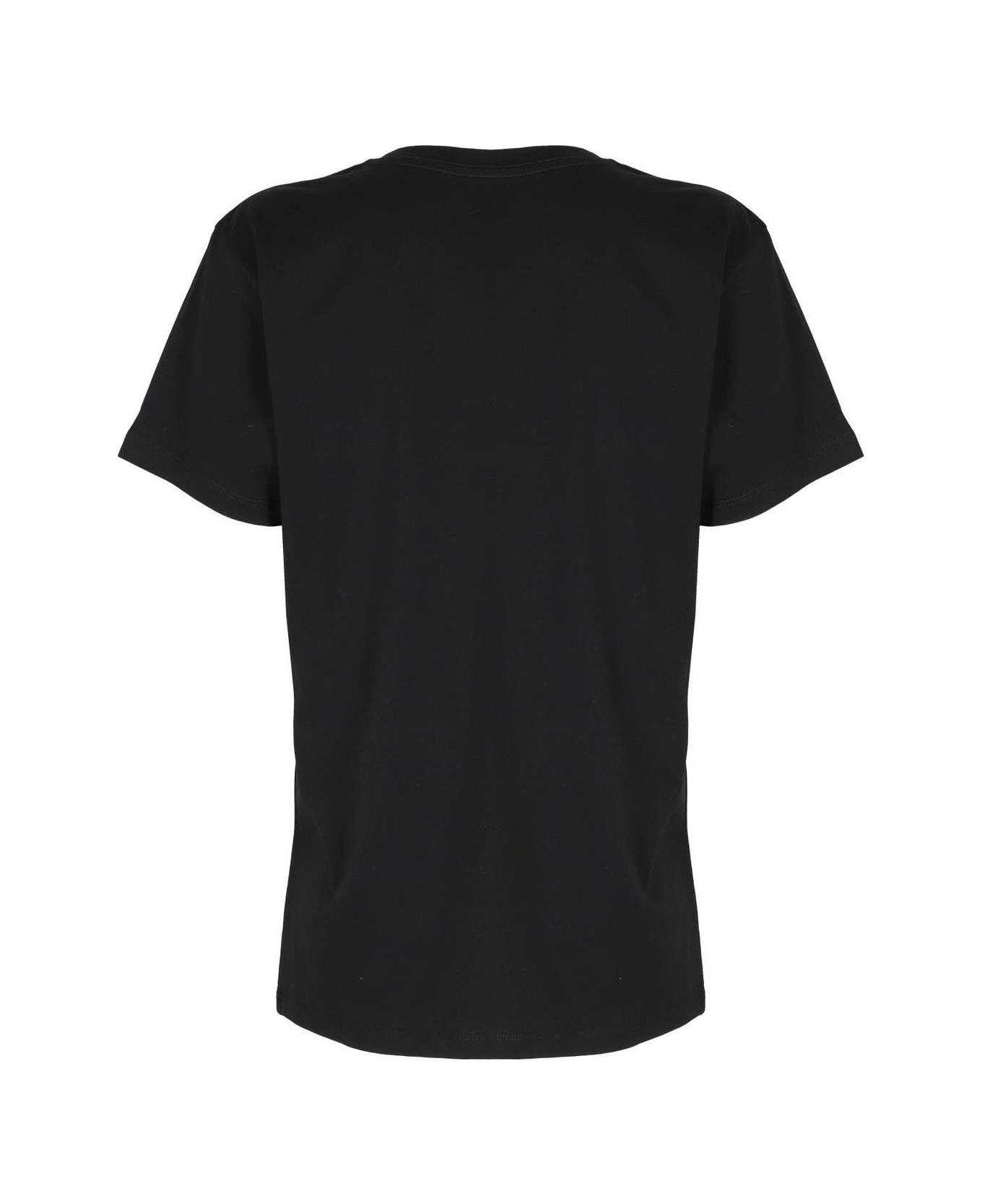 Isabel Marant Logo Printed Crewneck T-shirt - Black Tシャツ