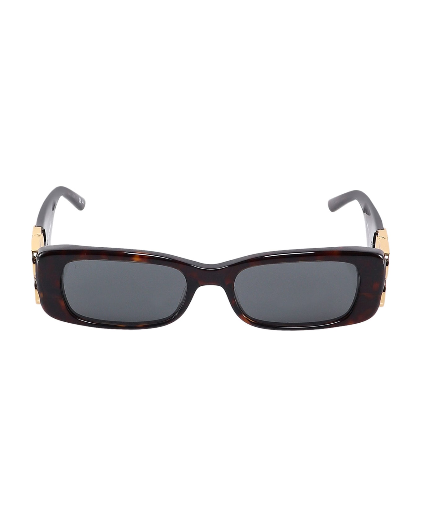 Balenciaga Eyewear 'dynasty Rectangle' Rectangular Sunglasses - Brown