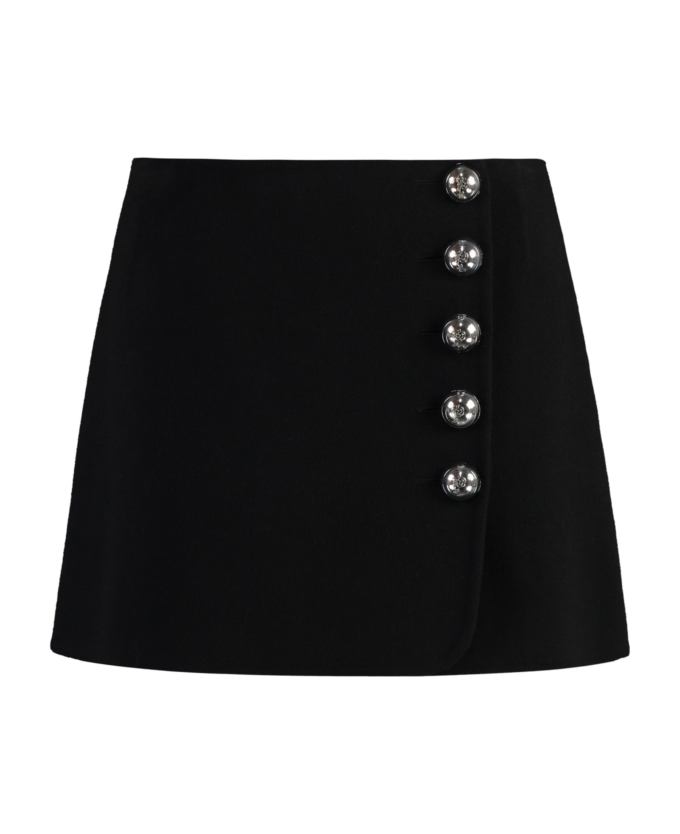 Pucci Wool Mini Skirt - black
