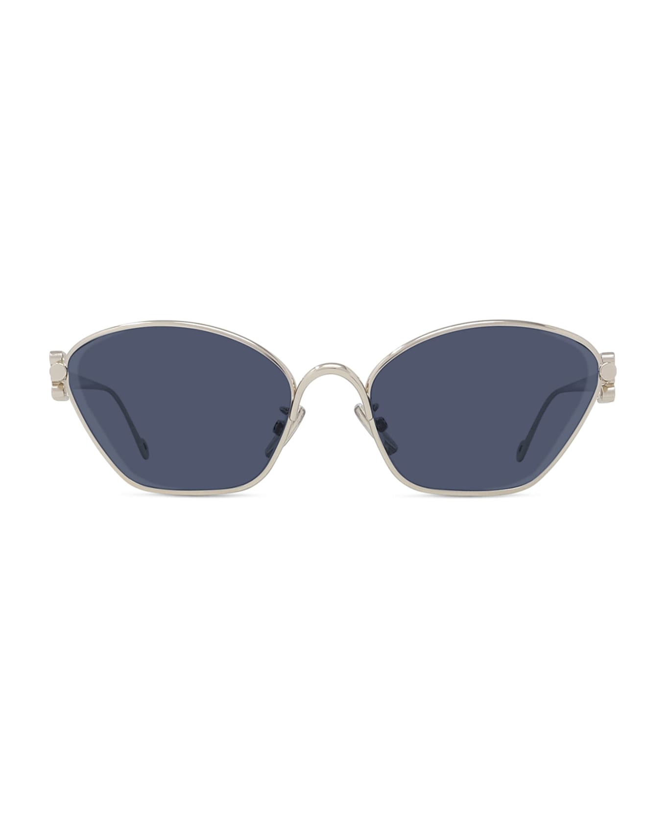 Loewe Lw40115u - Light Gold Sunglasses - shiny silver