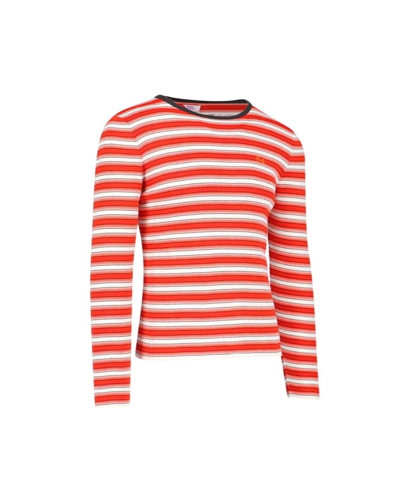 ERL Striped T-shirt - Red