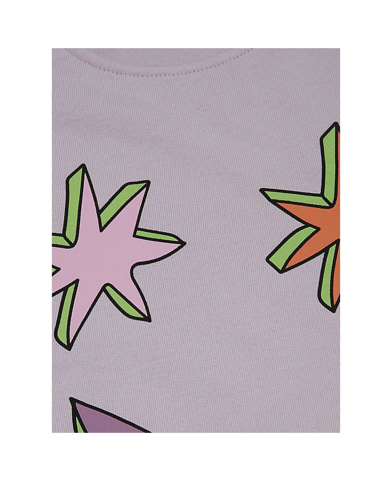 Stella McCartney Graphic-printed Crewneck Sweatshirt - Lilac