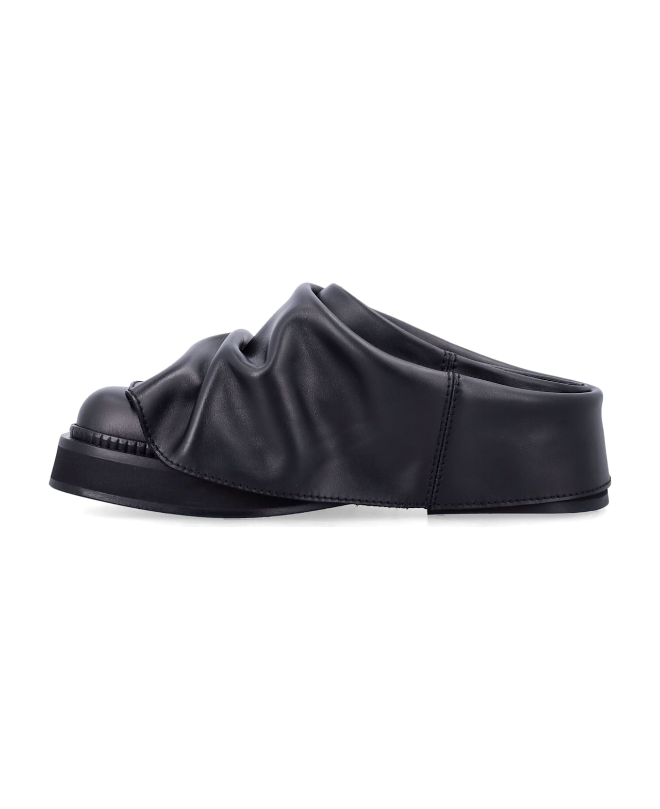 The Attico Mini Robin Sabot - BLACK