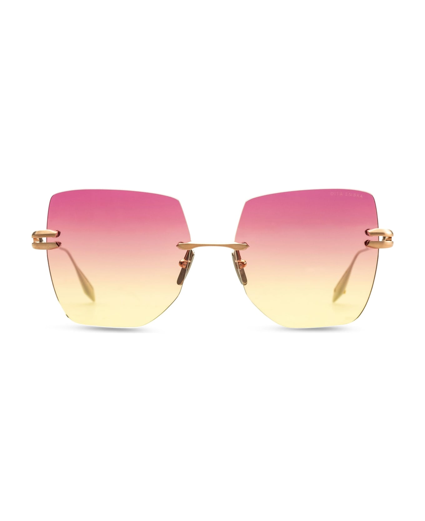 Dita Embra - Brushed Rose Gold Sunglasses - gold/rose gold