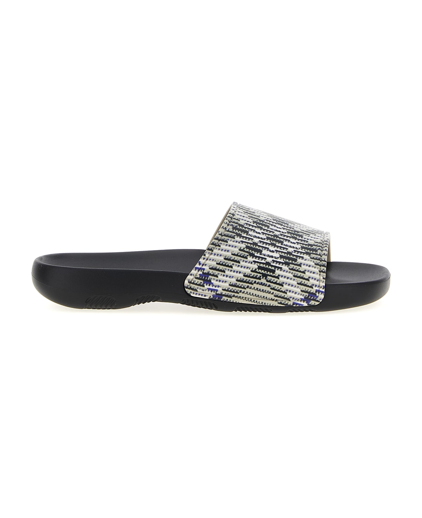 Burberry 'dive Check' Sandals - Multicolor