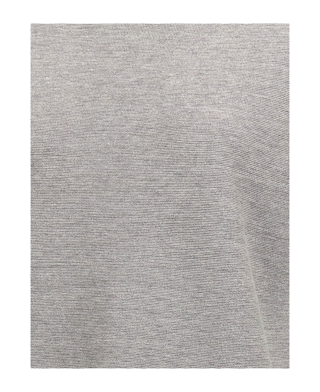 Fabiana Filippi Shiny Cotton Sweater - Gray
