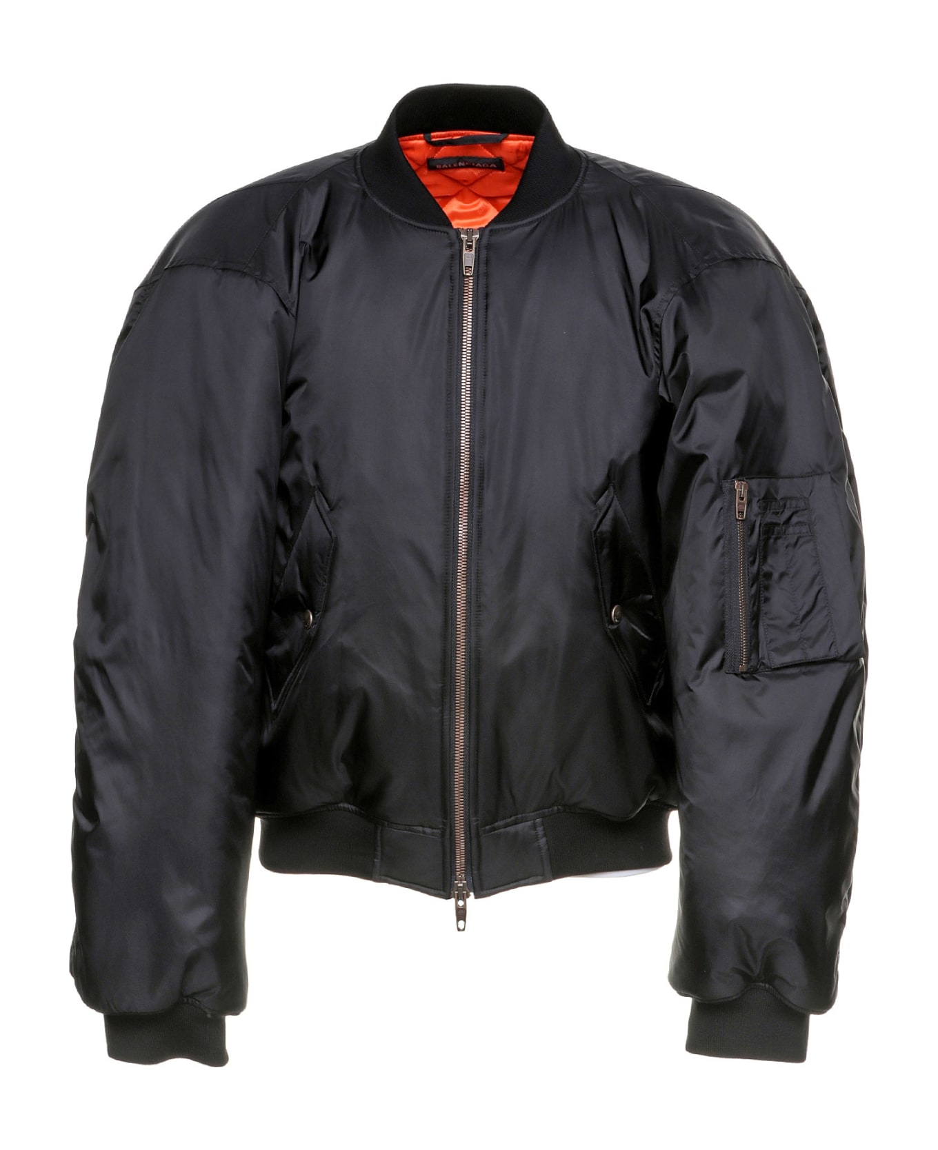 Balenciaga Steroid Nylon Bomber - Nero