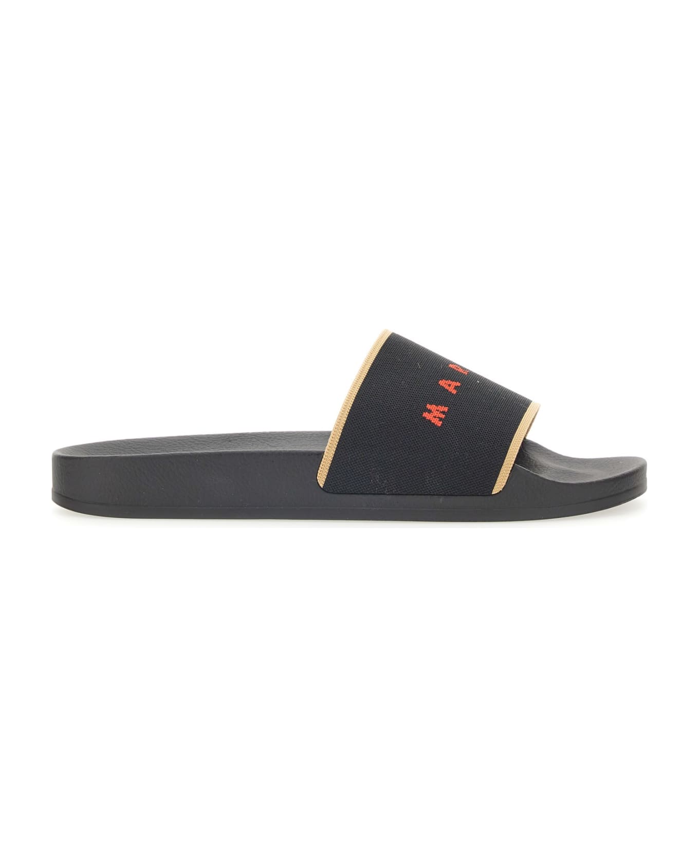 Marni Slide Sandal With Logo | italist