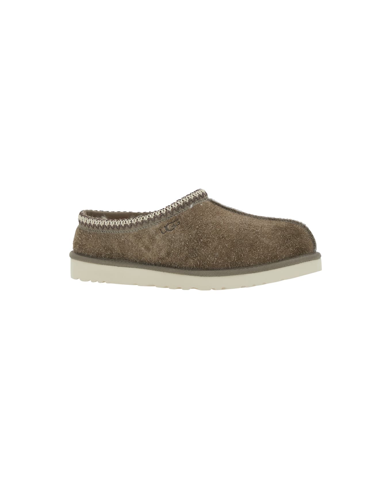 UGG 'tasman Shaggy' Brown Mule With Slip-on Design In Suede Man - Brown