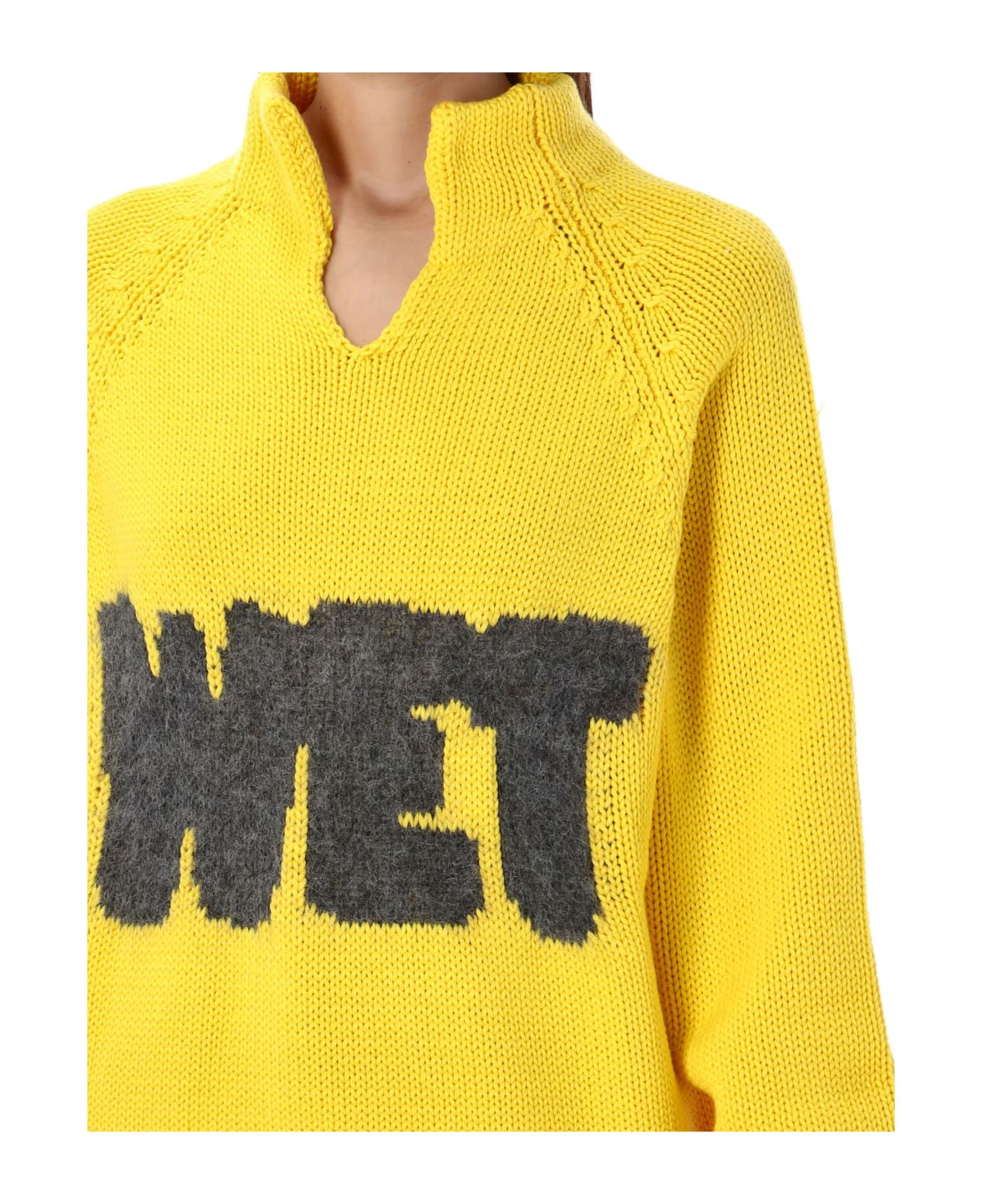 ERL Wet Sweater - YELLOW トップス
