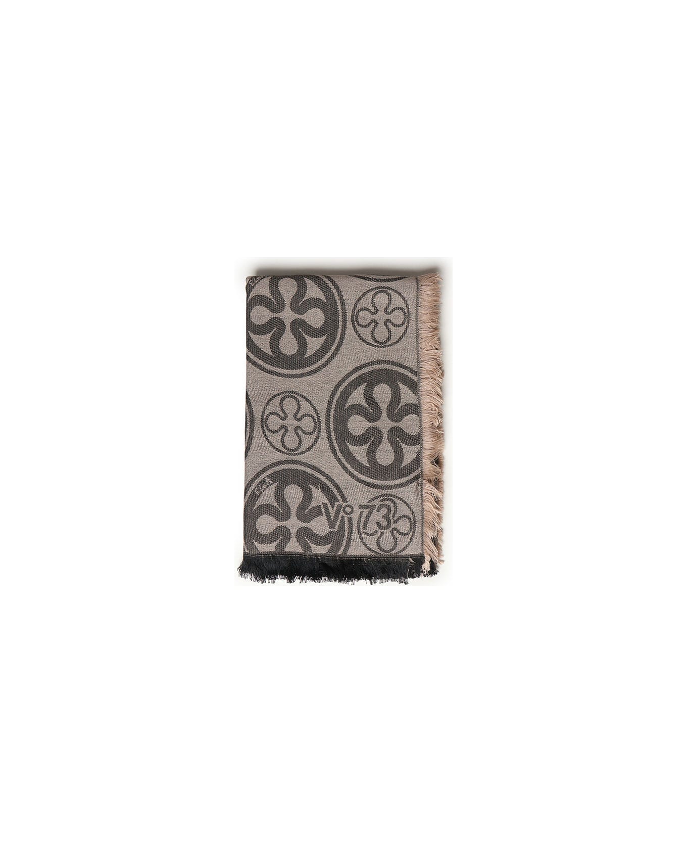 V73 Caroline Scarf - NUDE/BLACK