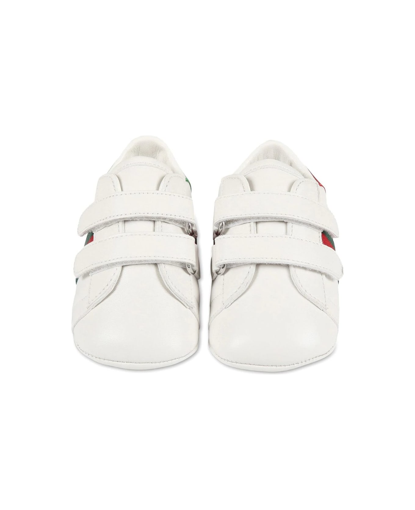 Gucci Kids Sneakers White - White