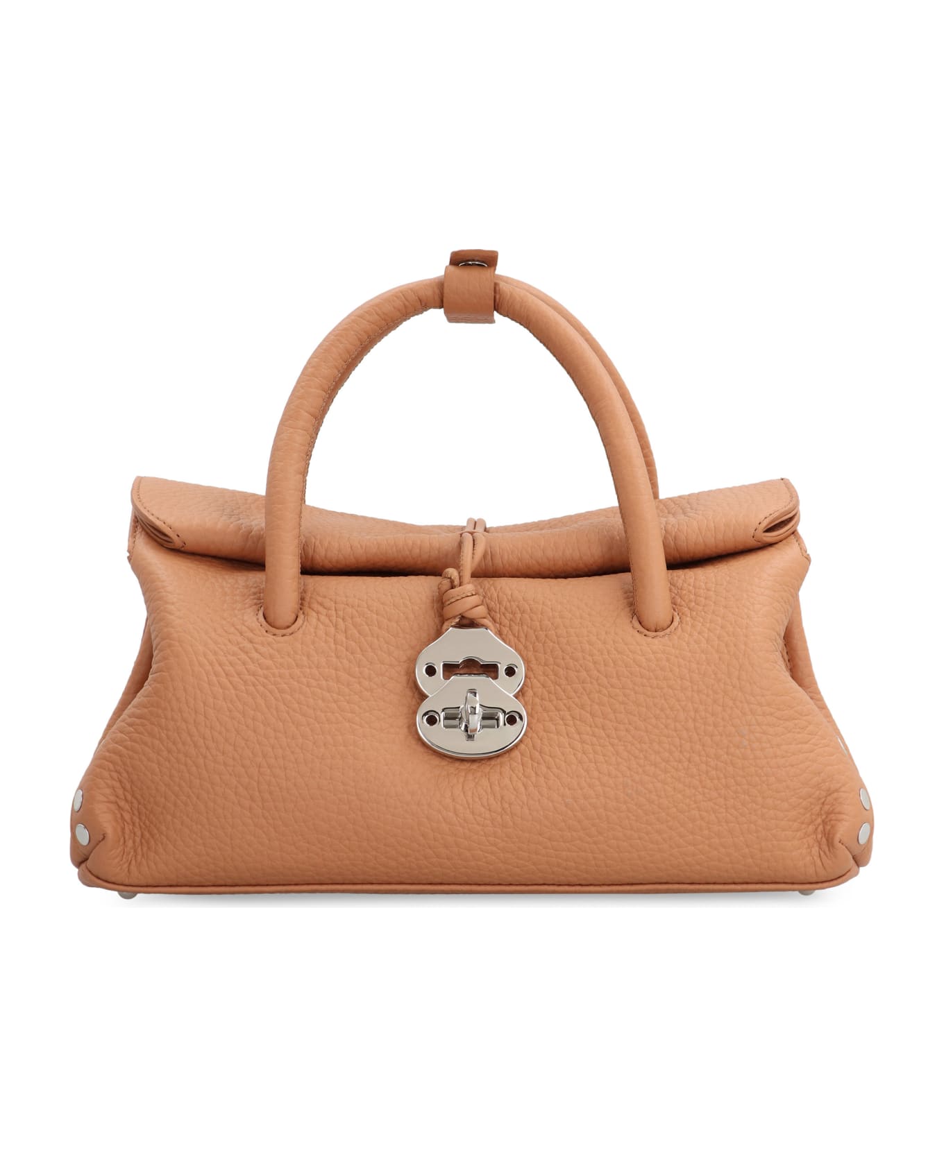 Zanellato Dotta Leather Handbag - Saddle Brown