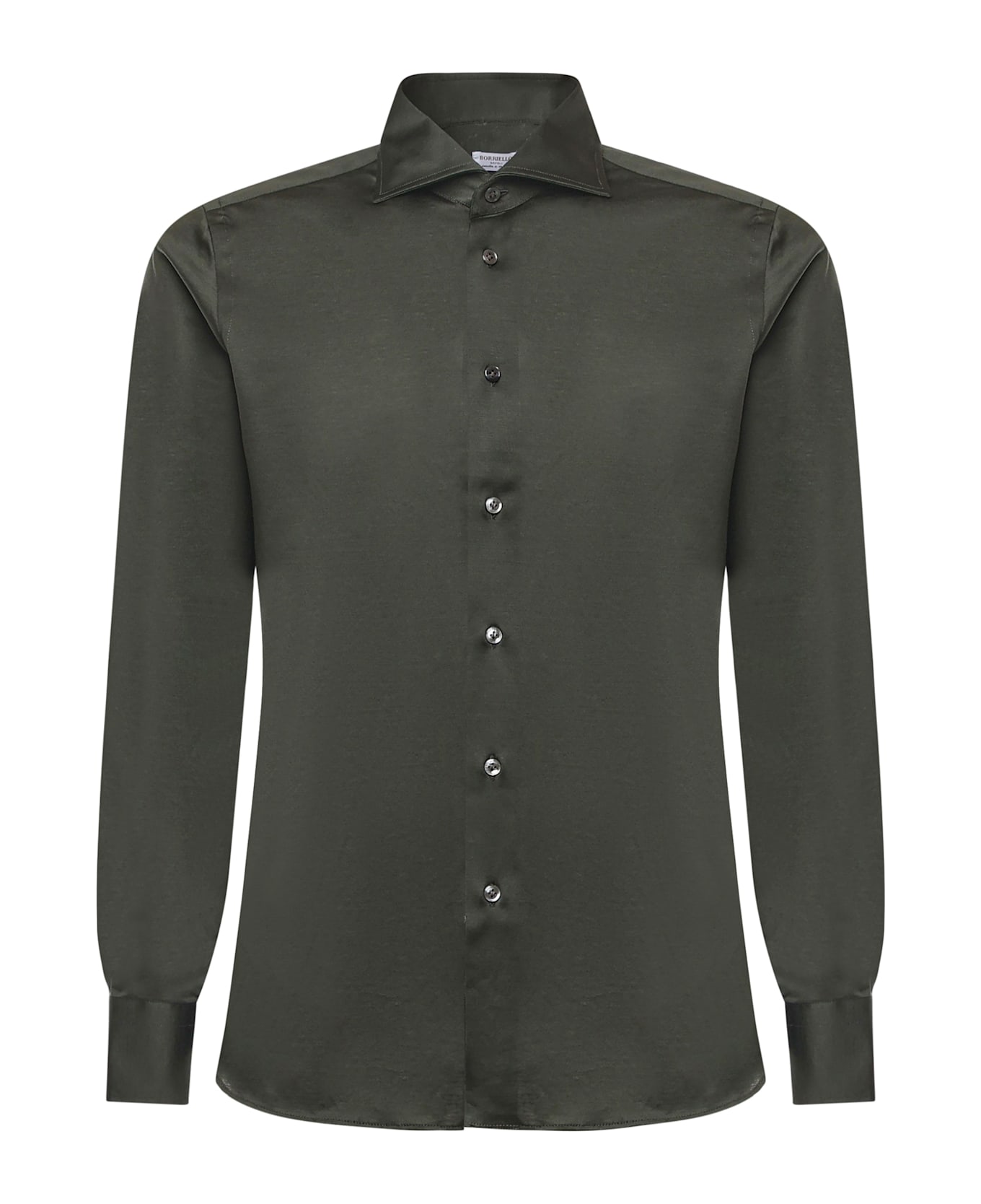 Borriello Napoli Cotton Shirt - Army green