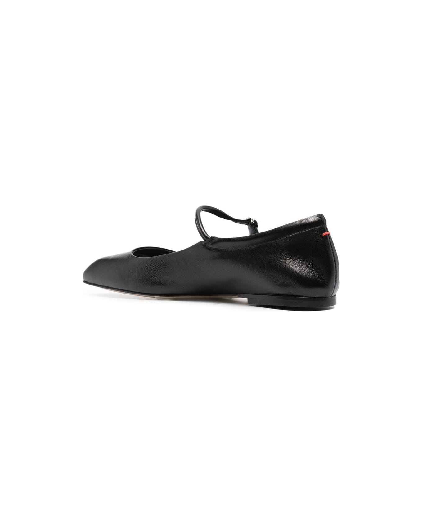 aeyde Uma Nappa Leather Ballerinas - Black