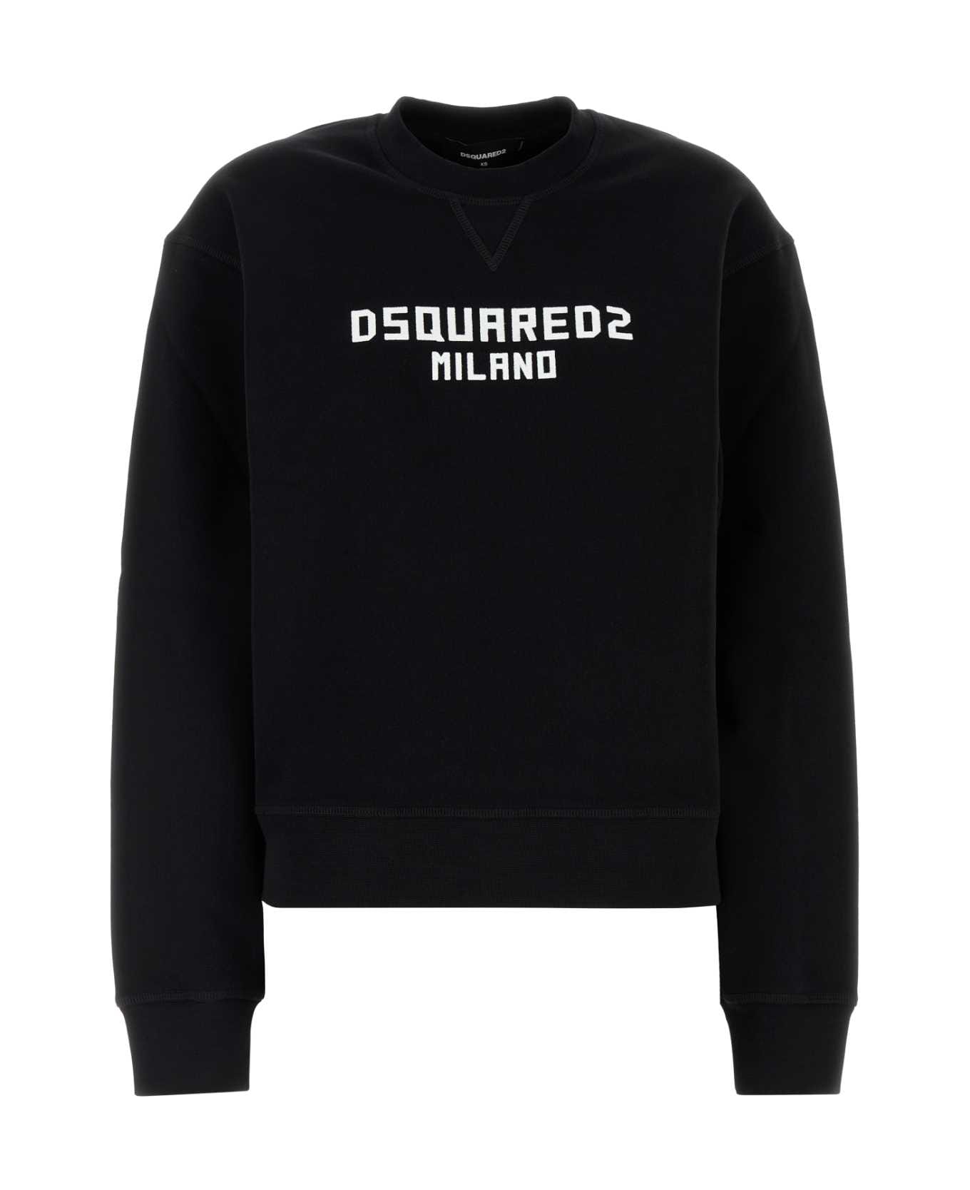 Dsquared2 Black Cotton Sweatshirt - 962