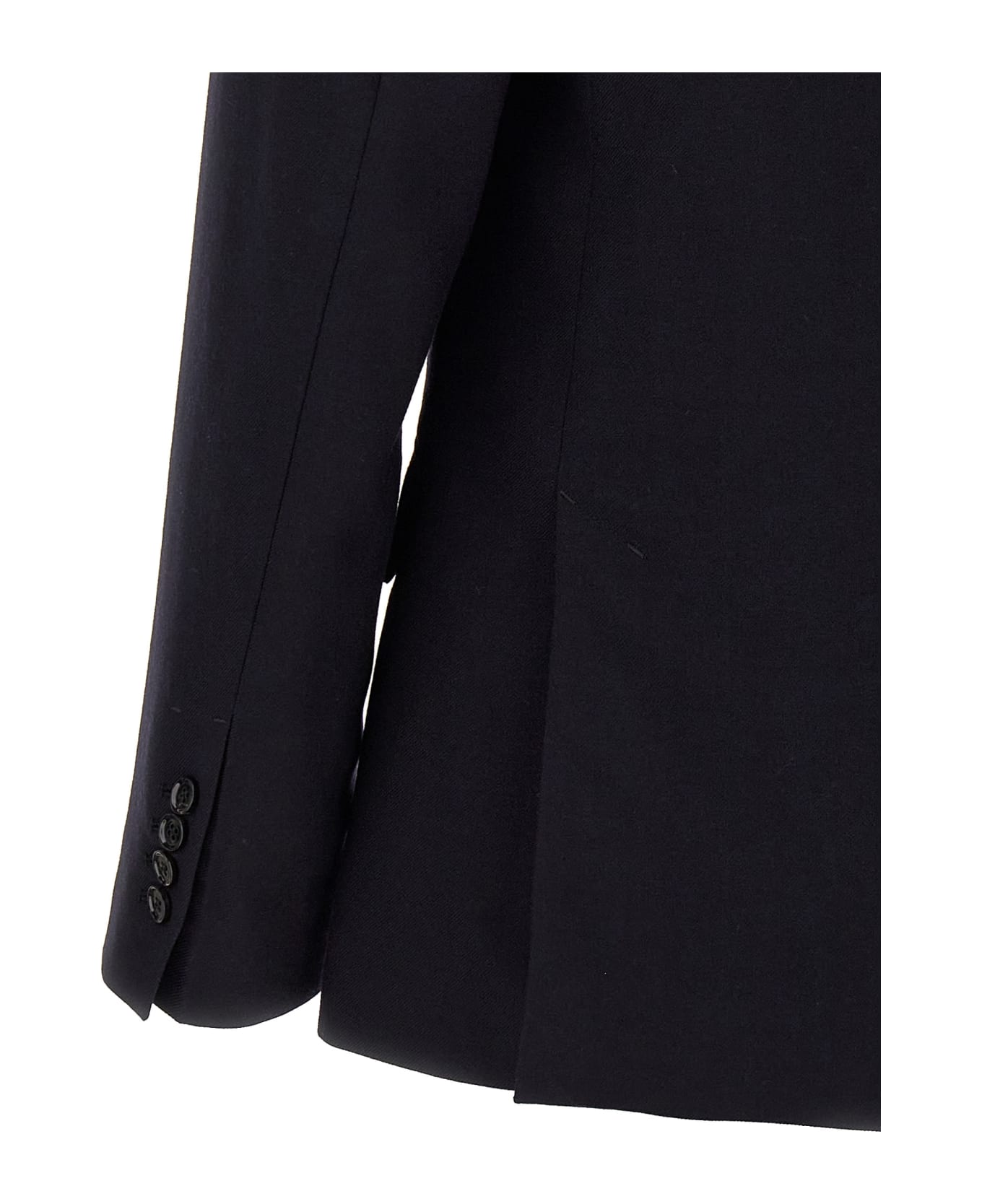 Ami Alexandre Mattiussi Single-breasted Wool Blazer - Blue