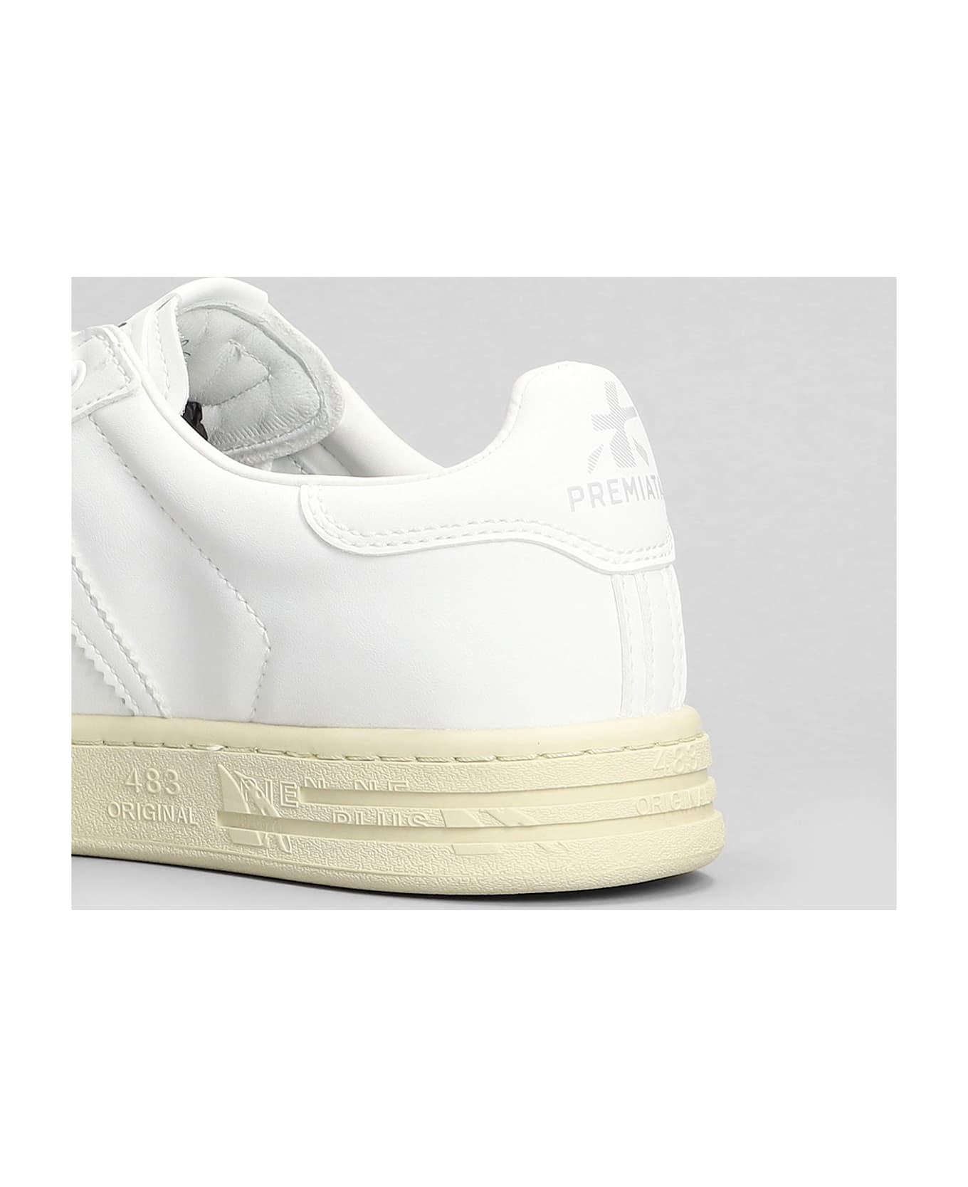 Premiata Russell Sneakers In White Leather - white