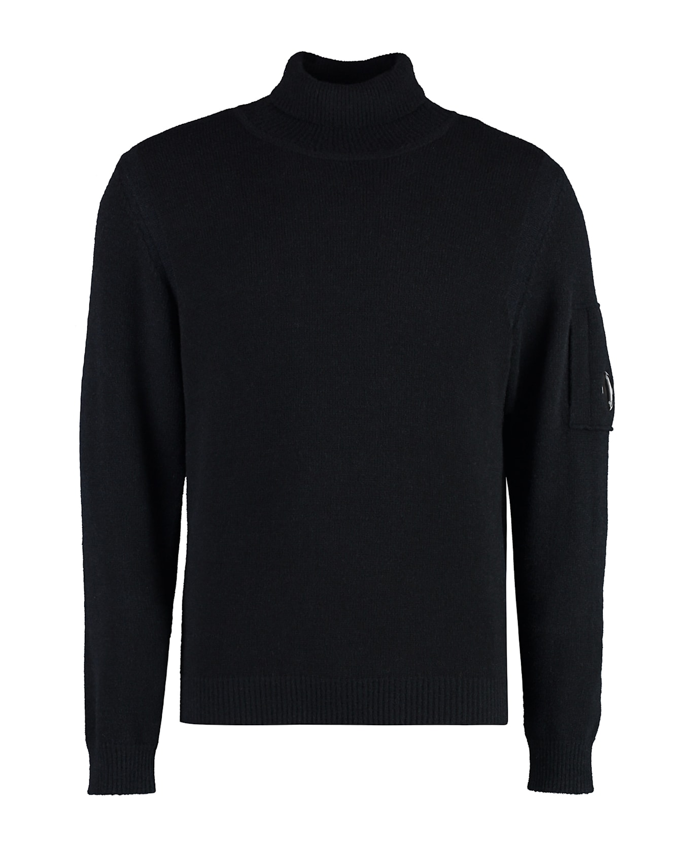 【送料&関税込】C.P. Company Wool Blend Turtleneck Sweater C.P. Company - Wool blend turtleneck sweater black - The Corner