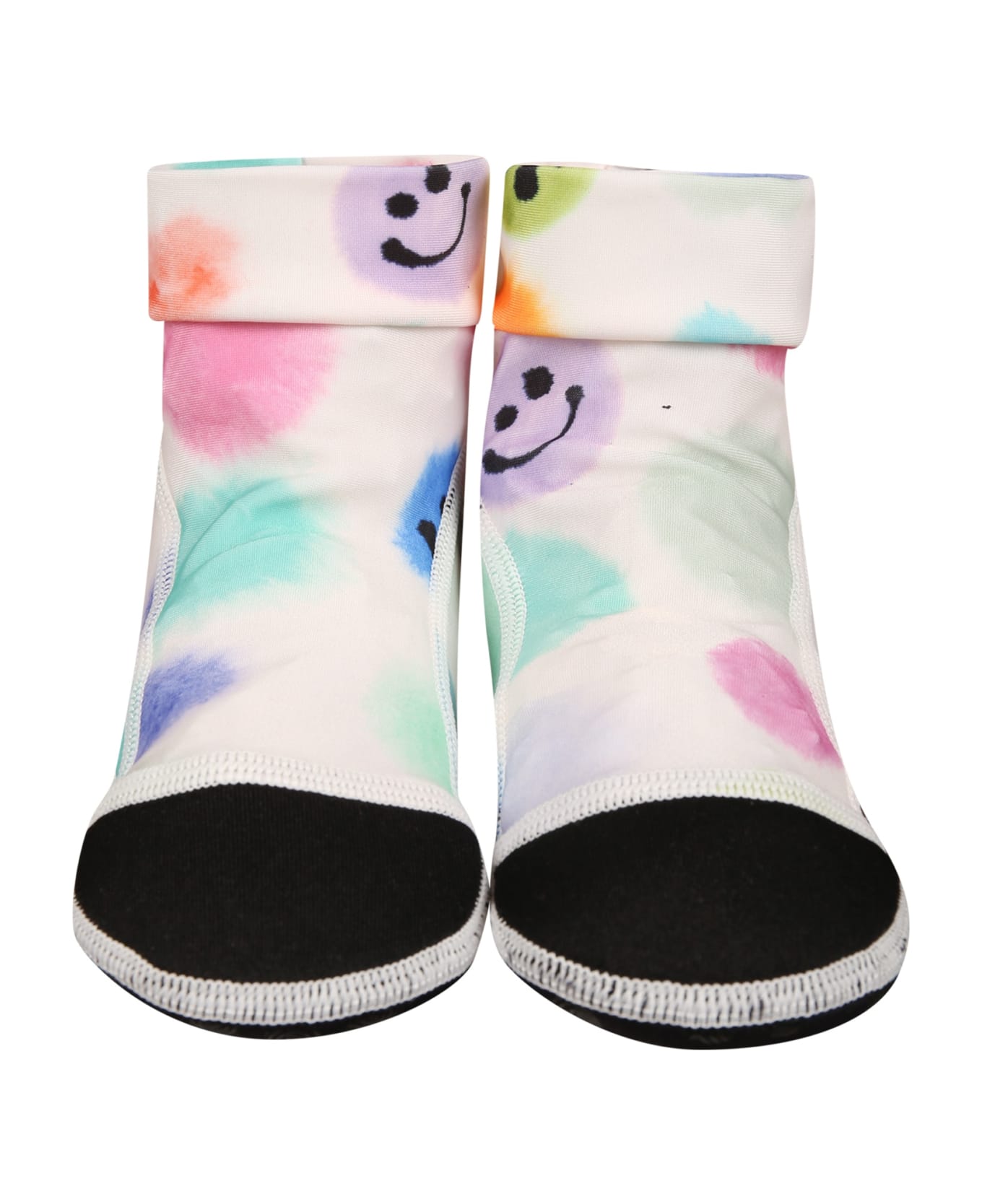 Molo Multicolor Beach Socks For Kids With Smiley - Multicolor