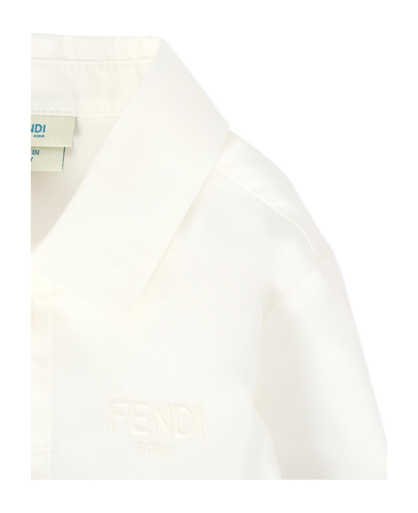 Fendi Beige Suit For Baby Boy With Ff - Beige