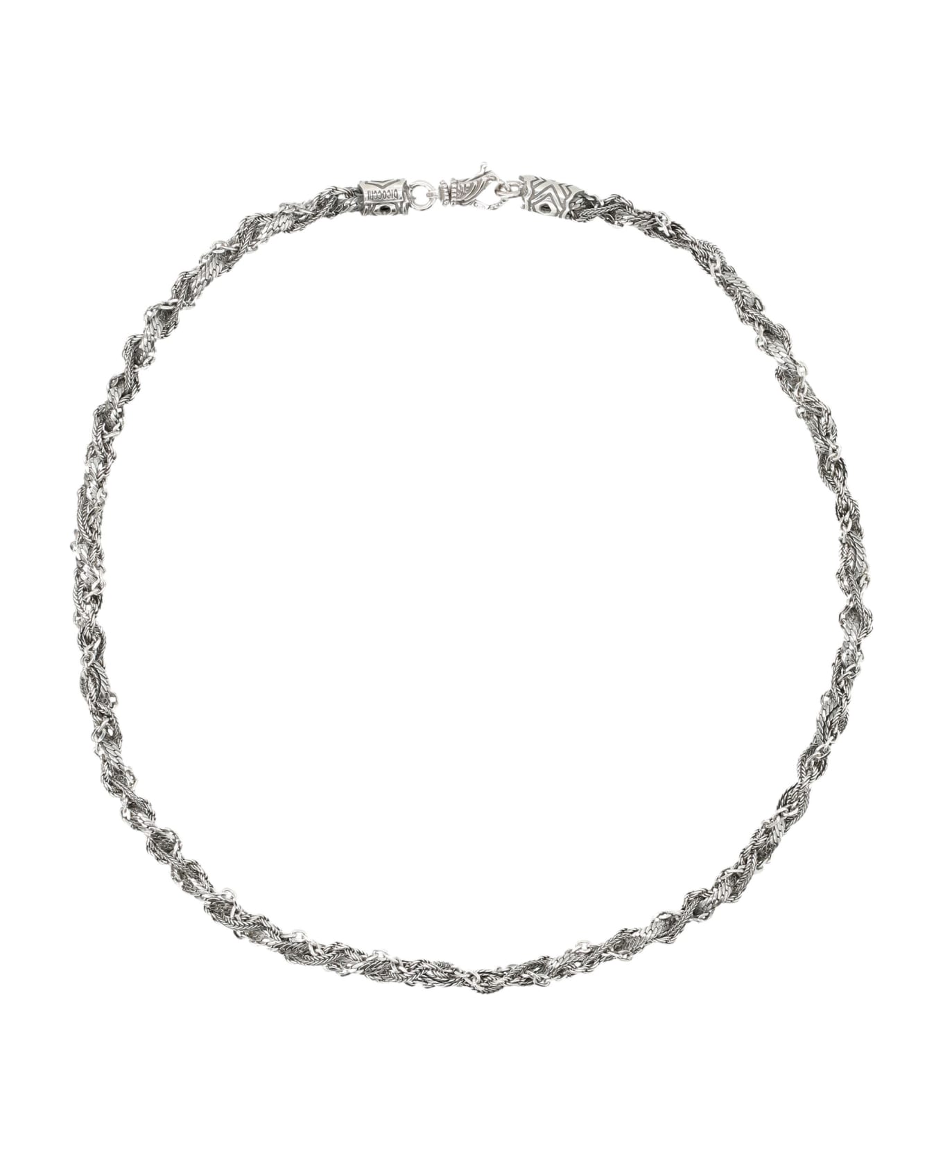 Emanuele Bicocchi Round Braid Necklace - SILVER