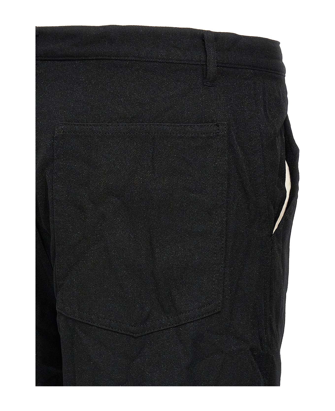 Comme des Garçons Shirt Crumpled Bermuda Shorts - Black  