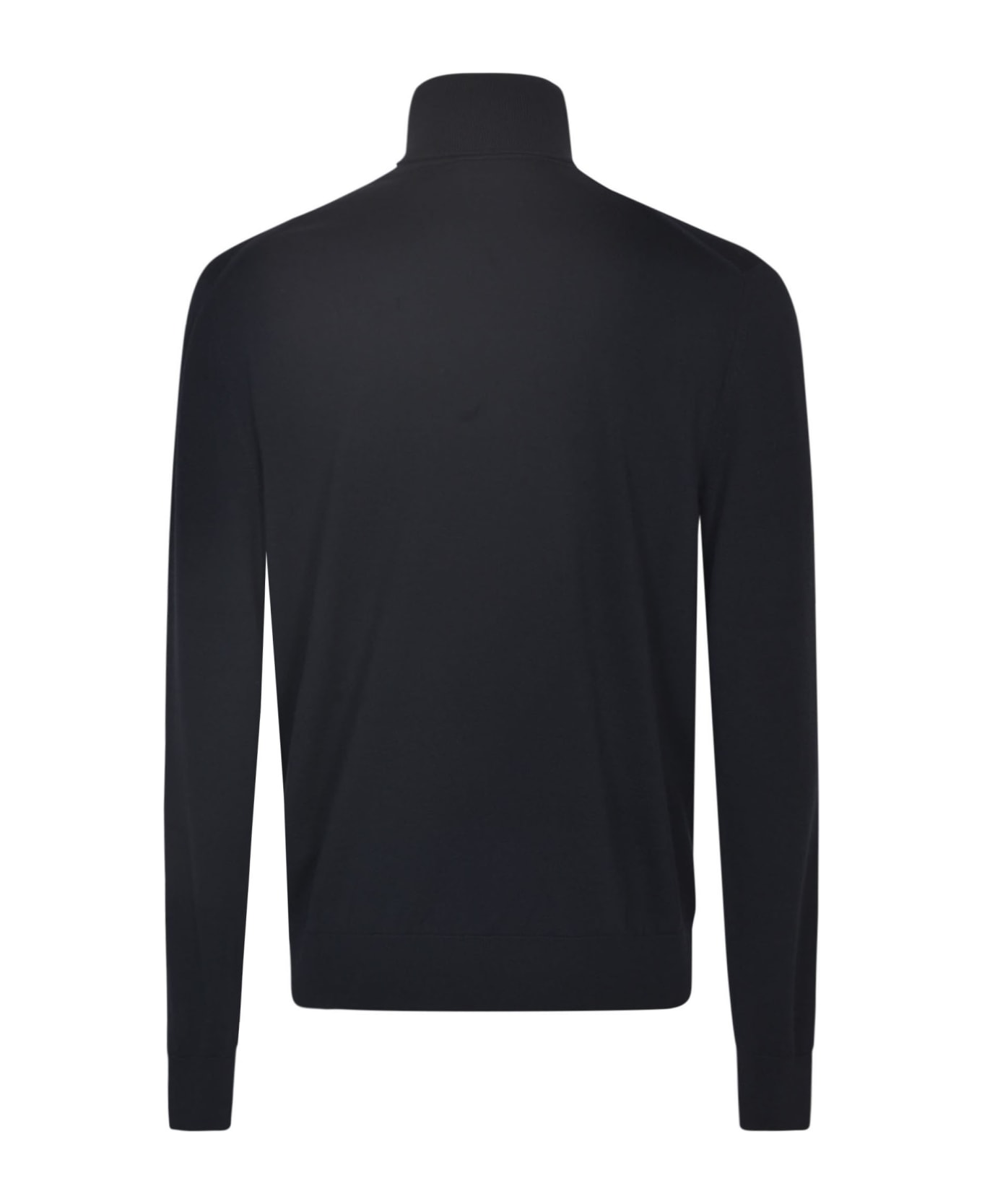 Dolce & Gabbana High Neck Sweatshirt - Dark Blue ニットウェア