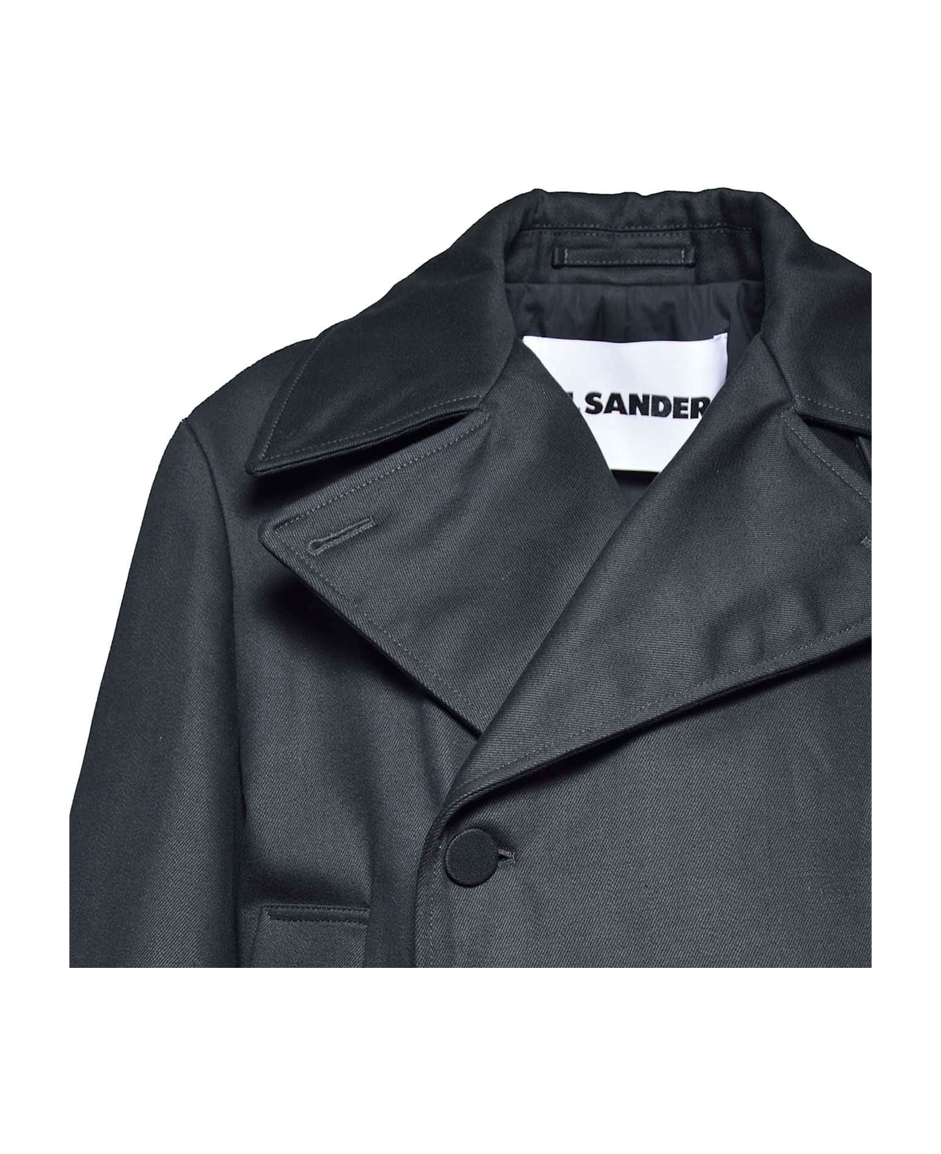 Jil Sander Padded Caban Jacket - Nero