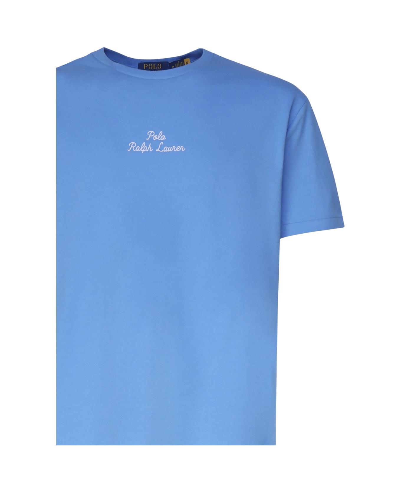 Polo Ralph Lauren T-shirt With Embroidery - Light blue