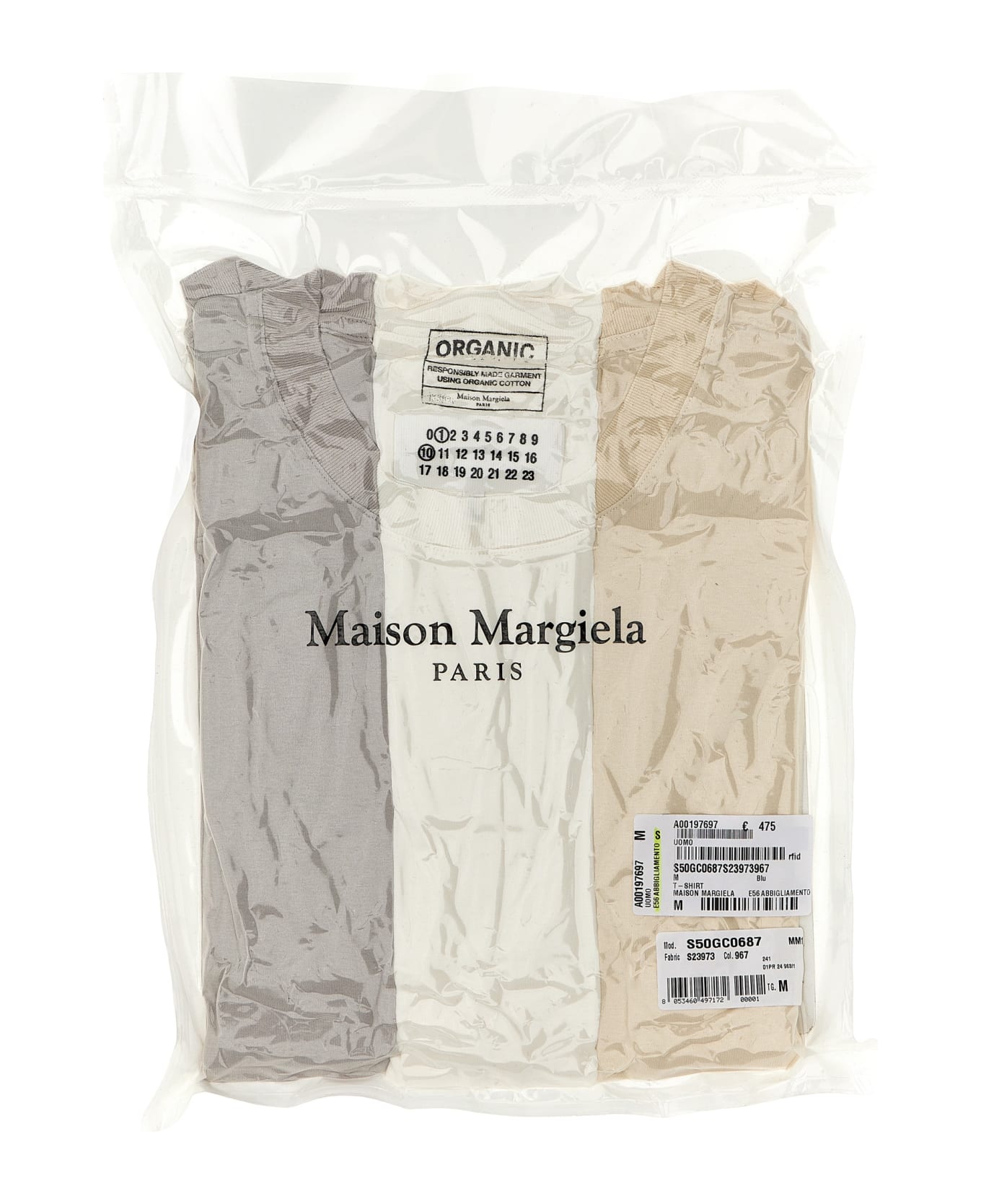 Maison Margiela 3 Pack T-shirts - Multicolor
