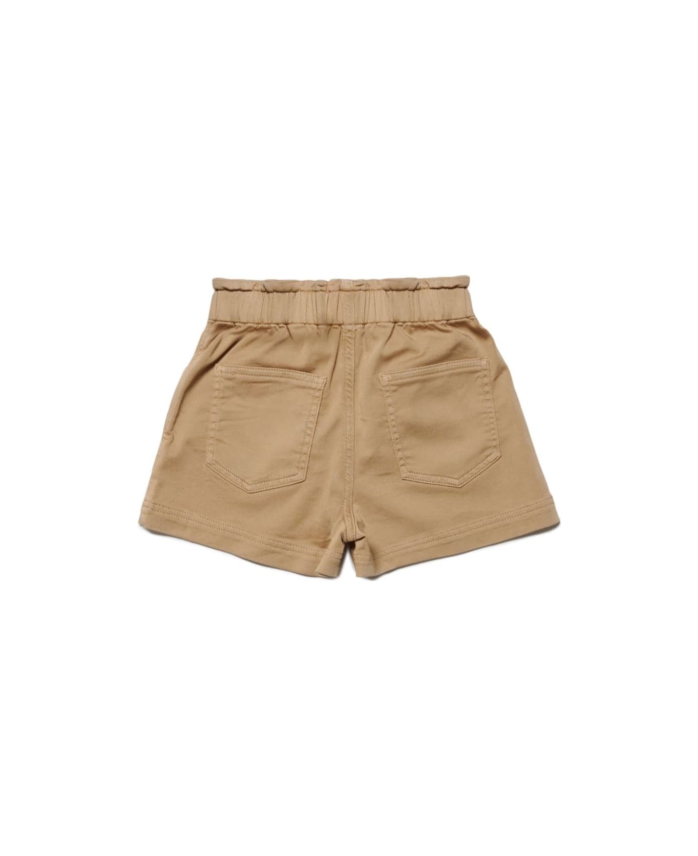 Diesel Shorts Con Applicazione - Beige