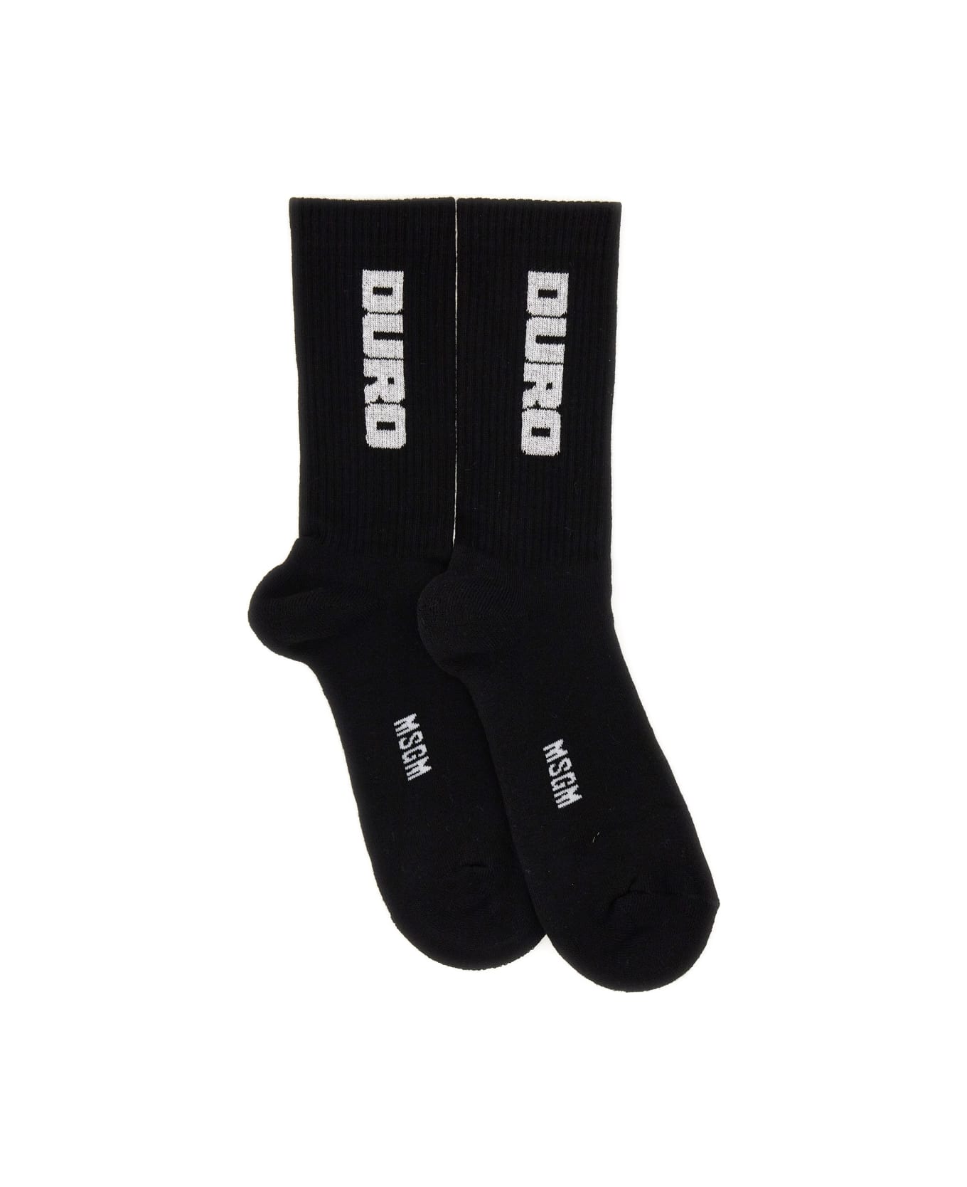 MSGM Cotton Socks - BLACK