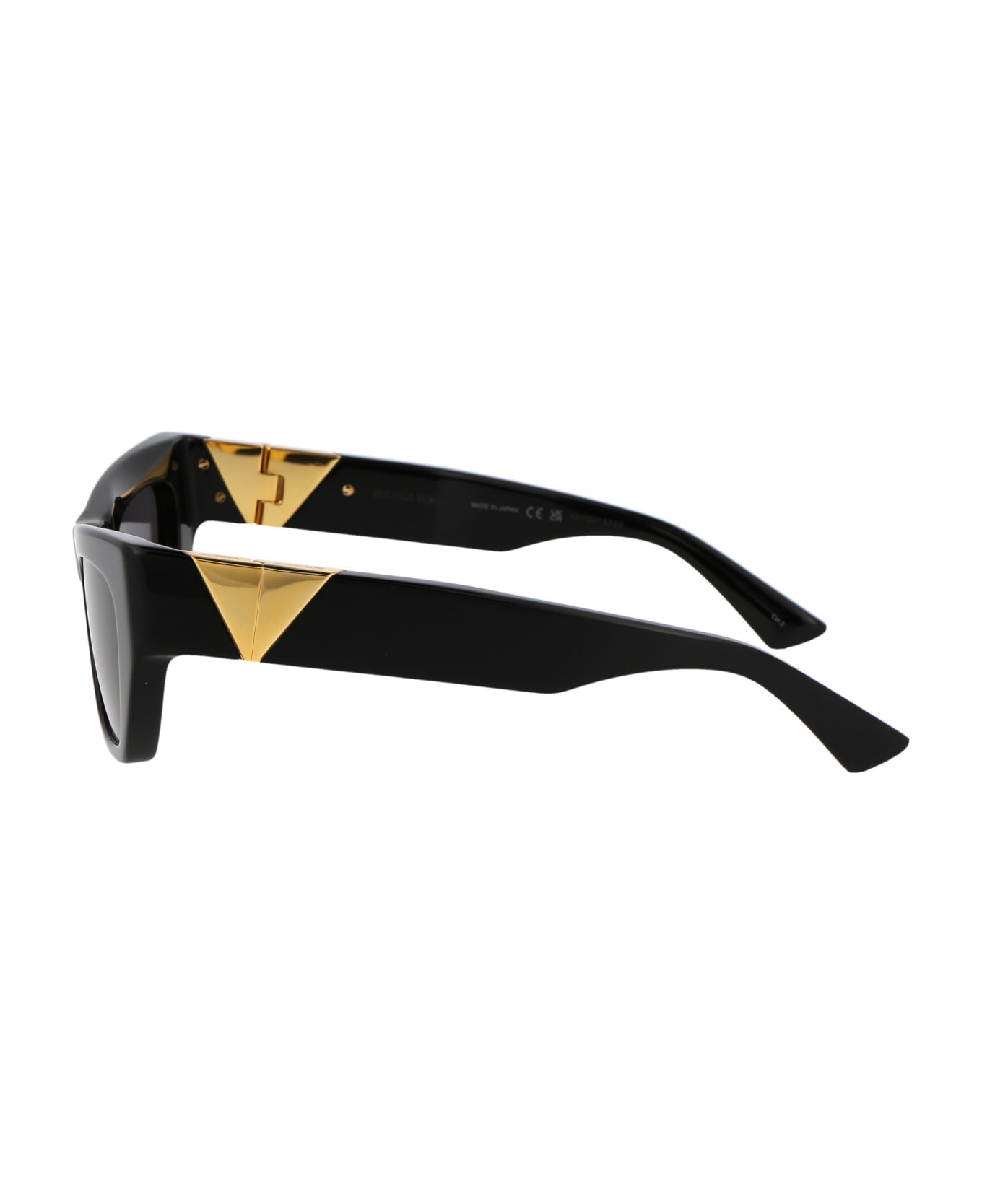 Bottega Veneta Eyewear Bv1177s Sunglasses - 001 BLACK BLACK GREY サングラス