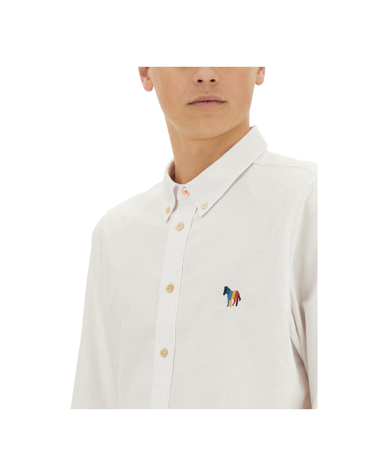 PS by Paul Smith "zebra" Shirt - WHITE