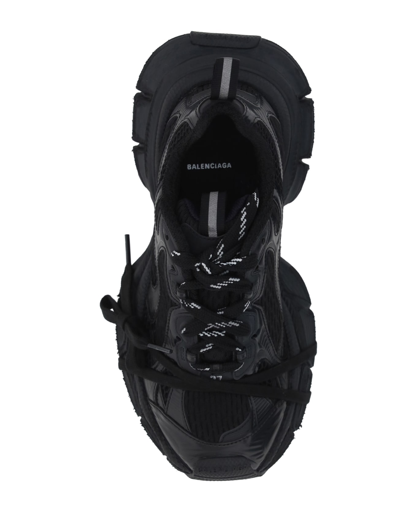 Balenciaga 3xl Fabric Low-top Sneakers - Black