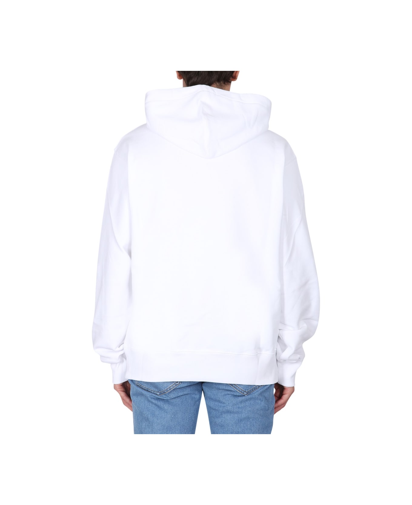 Moschino Teddy Print Sweatshirt - WHITE