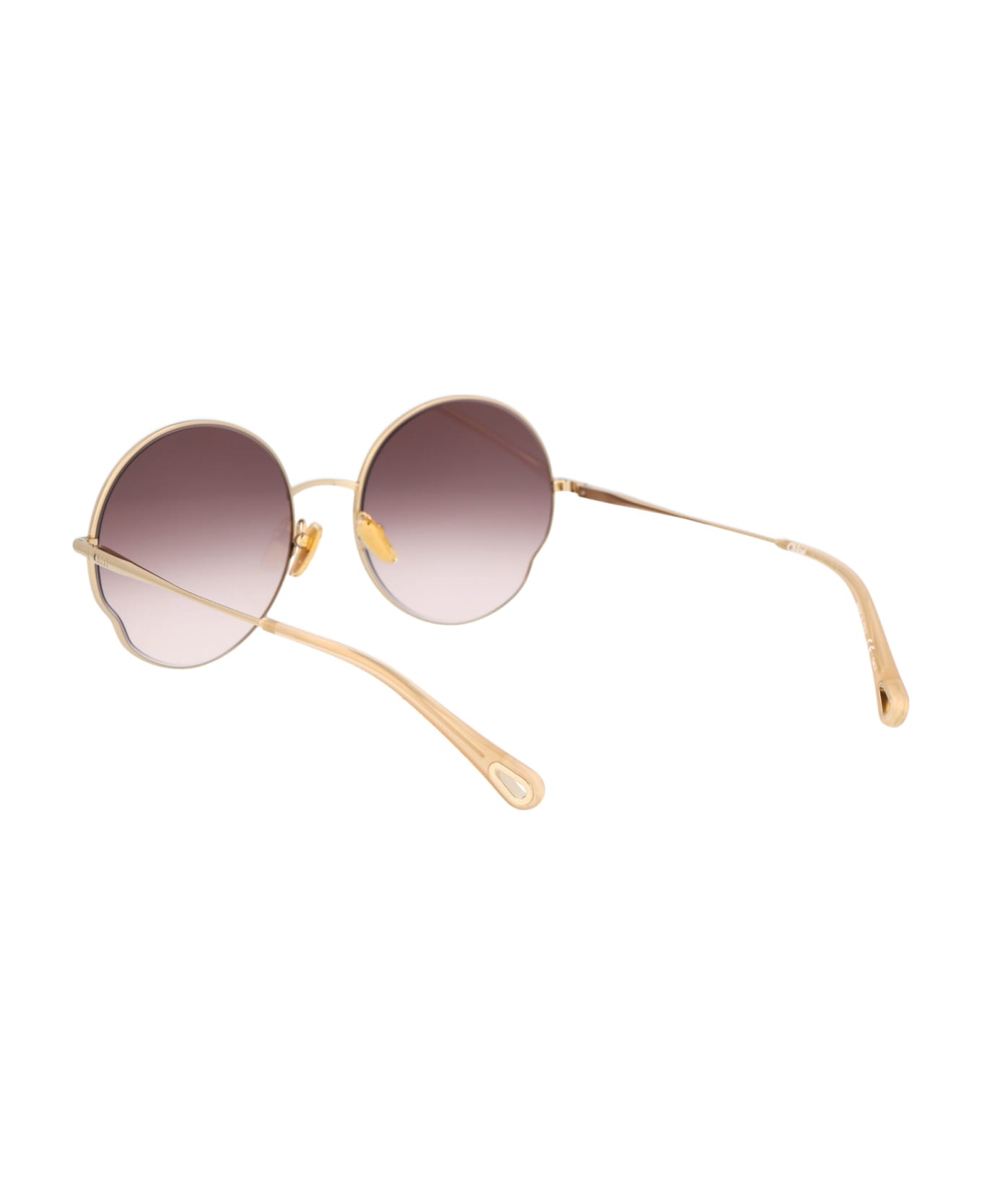 Chloé Eyewear Ch0095s Sunglasses - 005 GOLD GOLD BROWN