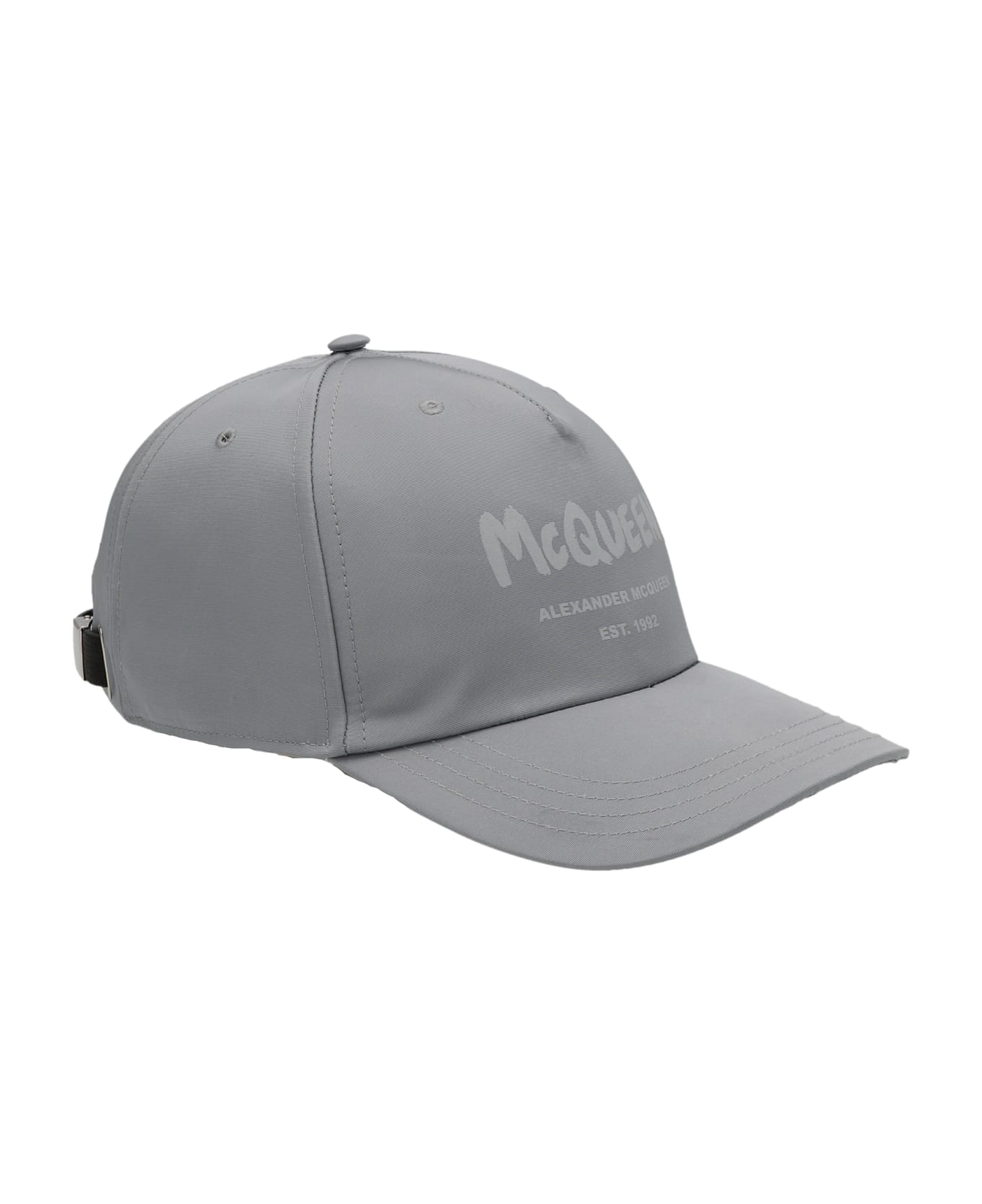 Alexander McQueen Baseball Cap - Zinc 帽子